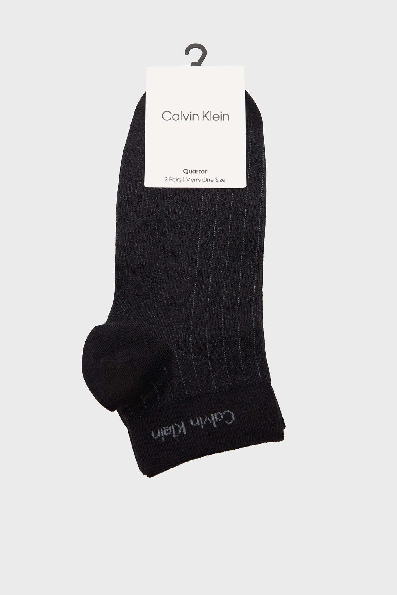 Носки CK MEN QUARTER 2P PINSTRIPECalvin Klein Носки CK MEN QUARTER 2P PINSTRIPE 1
