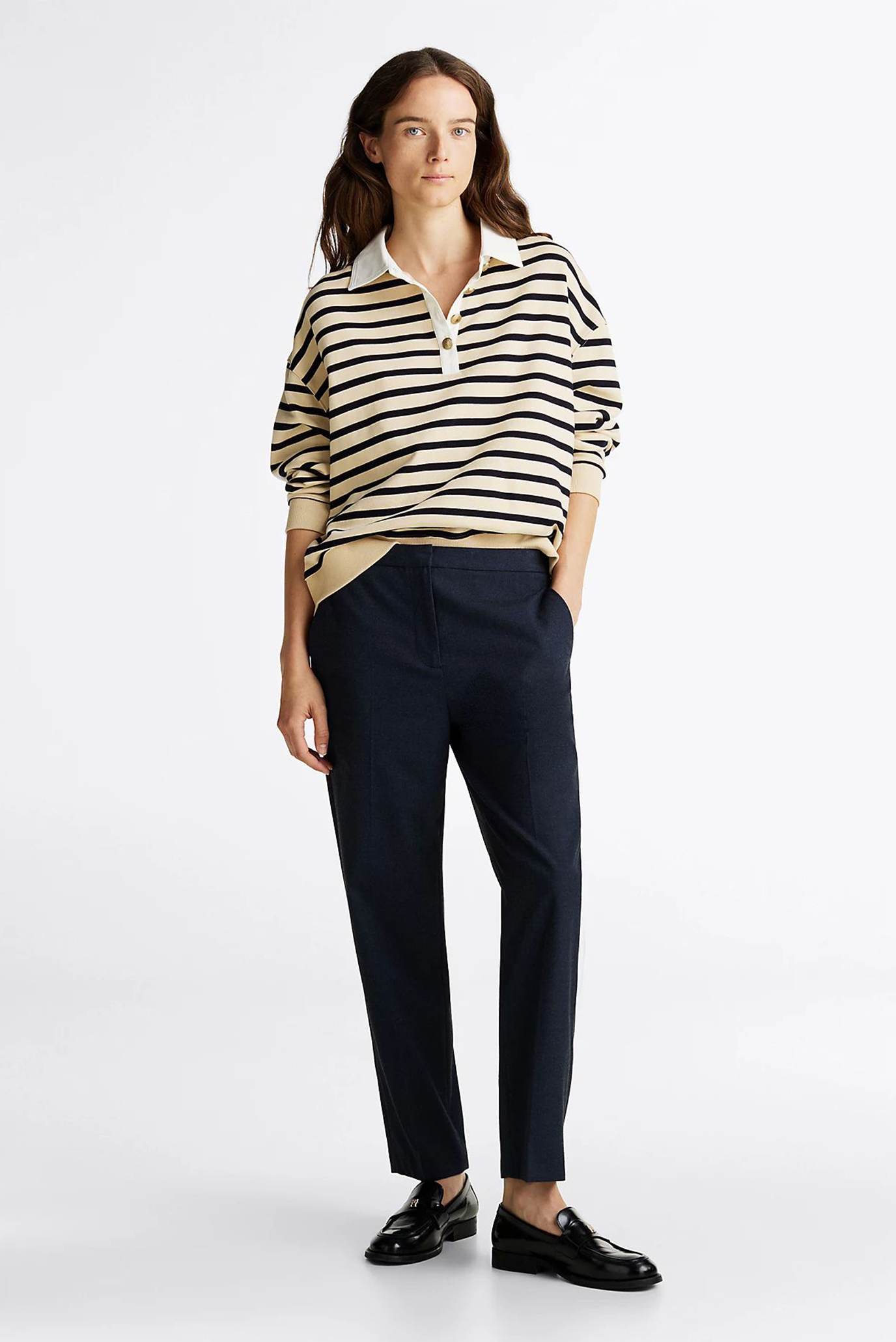 Штаны FLANNEL SLIM STRAIGHT PANT 2