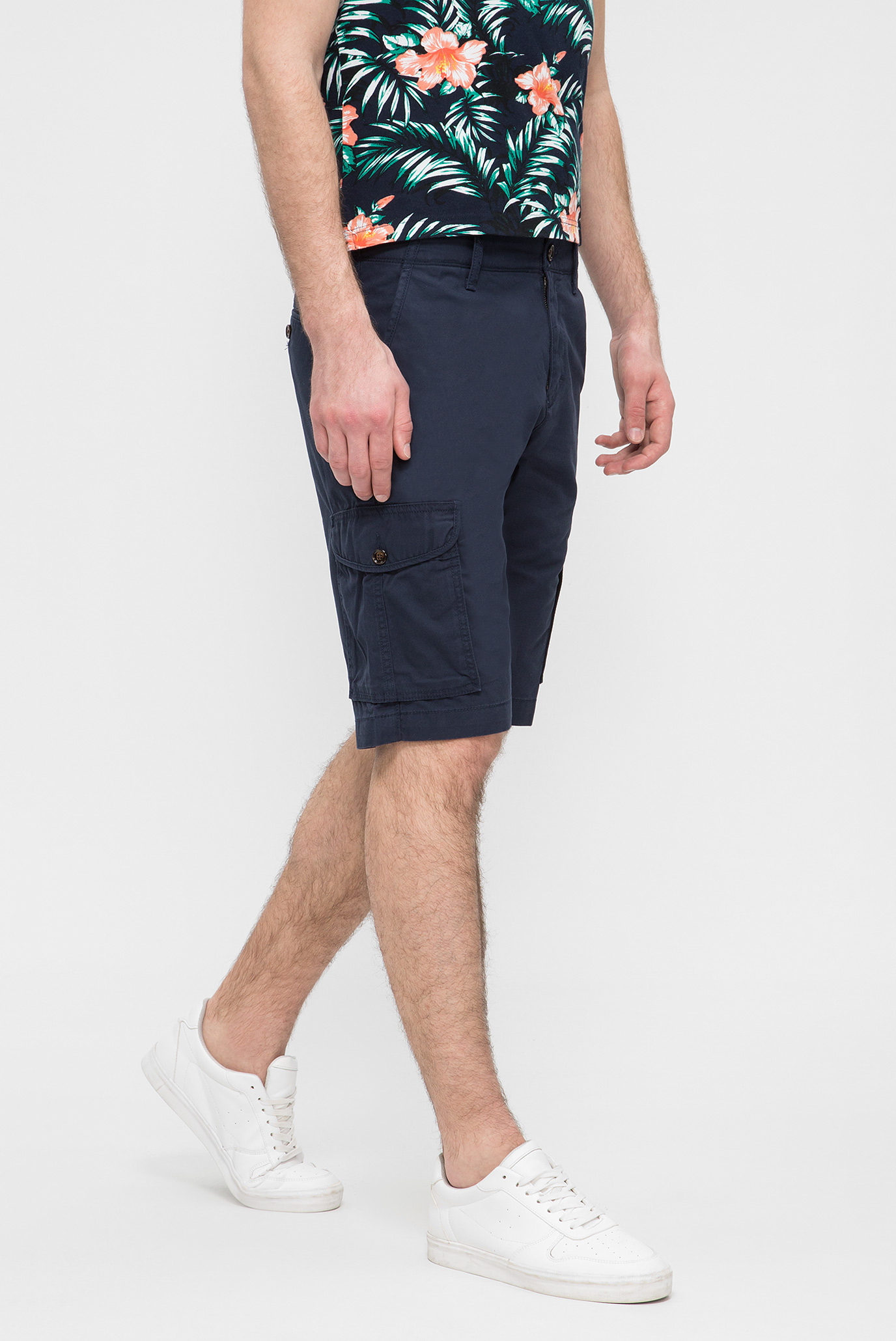 Мужские темно-синие шорты 7