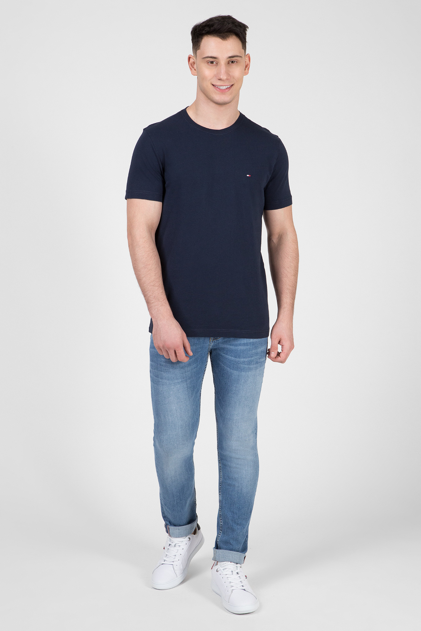 Мужская темно-синяя футболка ESSENTIAL 5