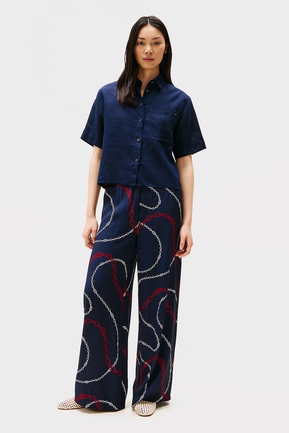 Рубашка с коротким рукавом ESS LINEN RELAXED S S SHIRT