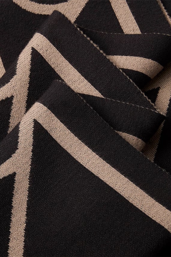 Шарф EMBLEM AOP JCQ FINE RIB SCARF