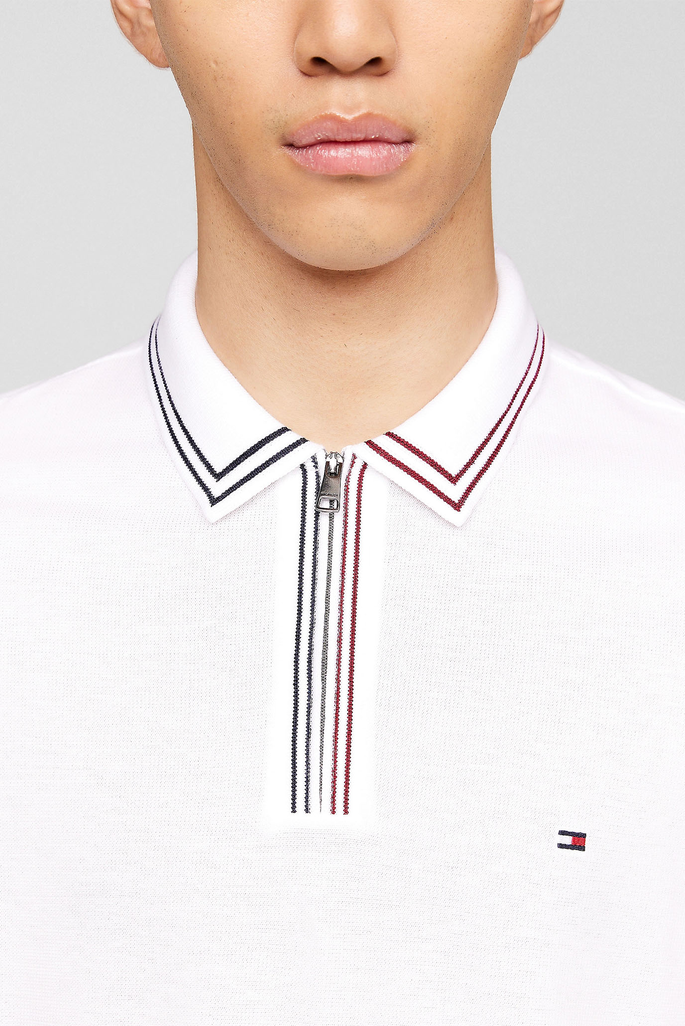 Поло RWB ZIP PLACKET TIPPING REG POLO 4