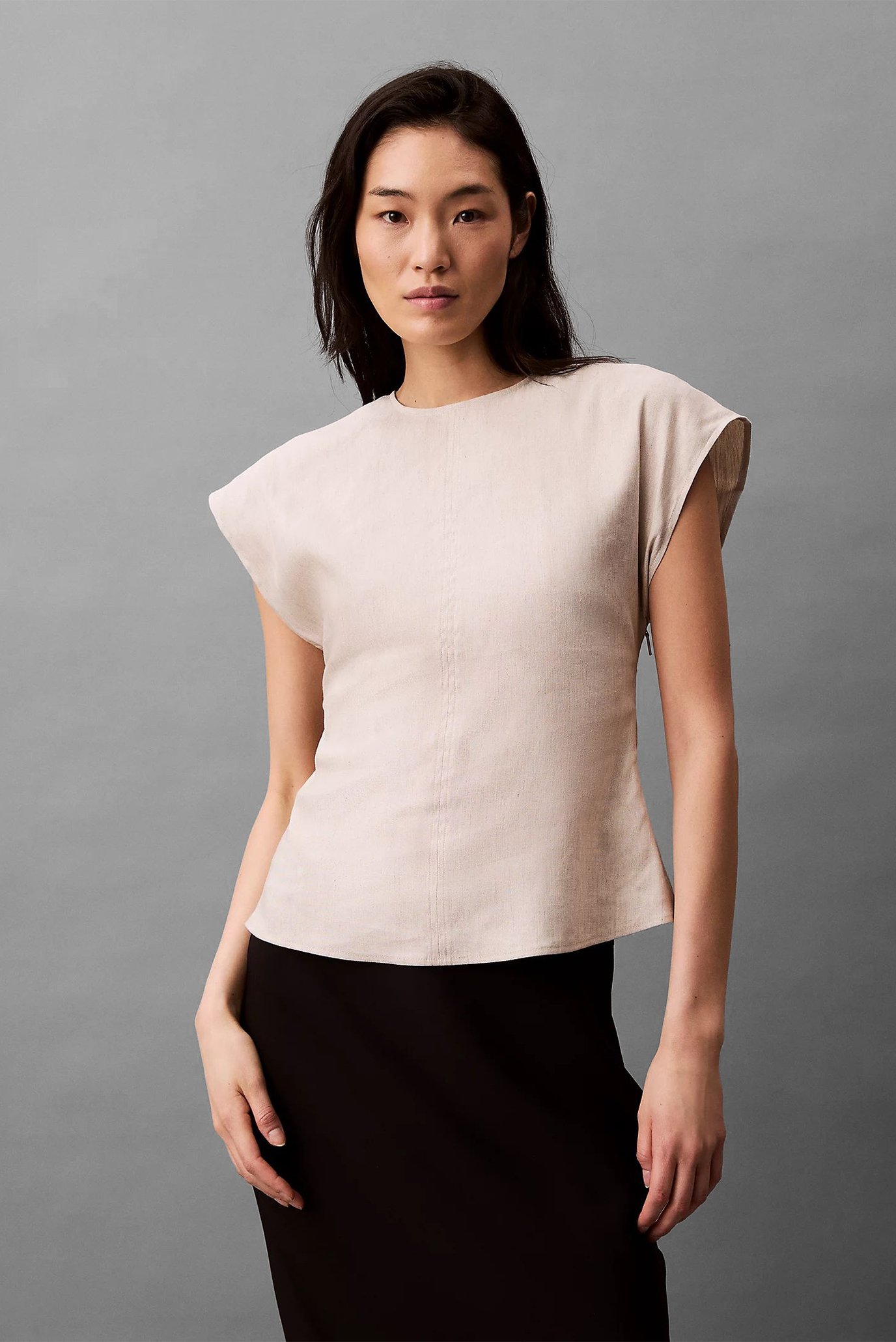 Топ STRETCH LINEN TOP 1