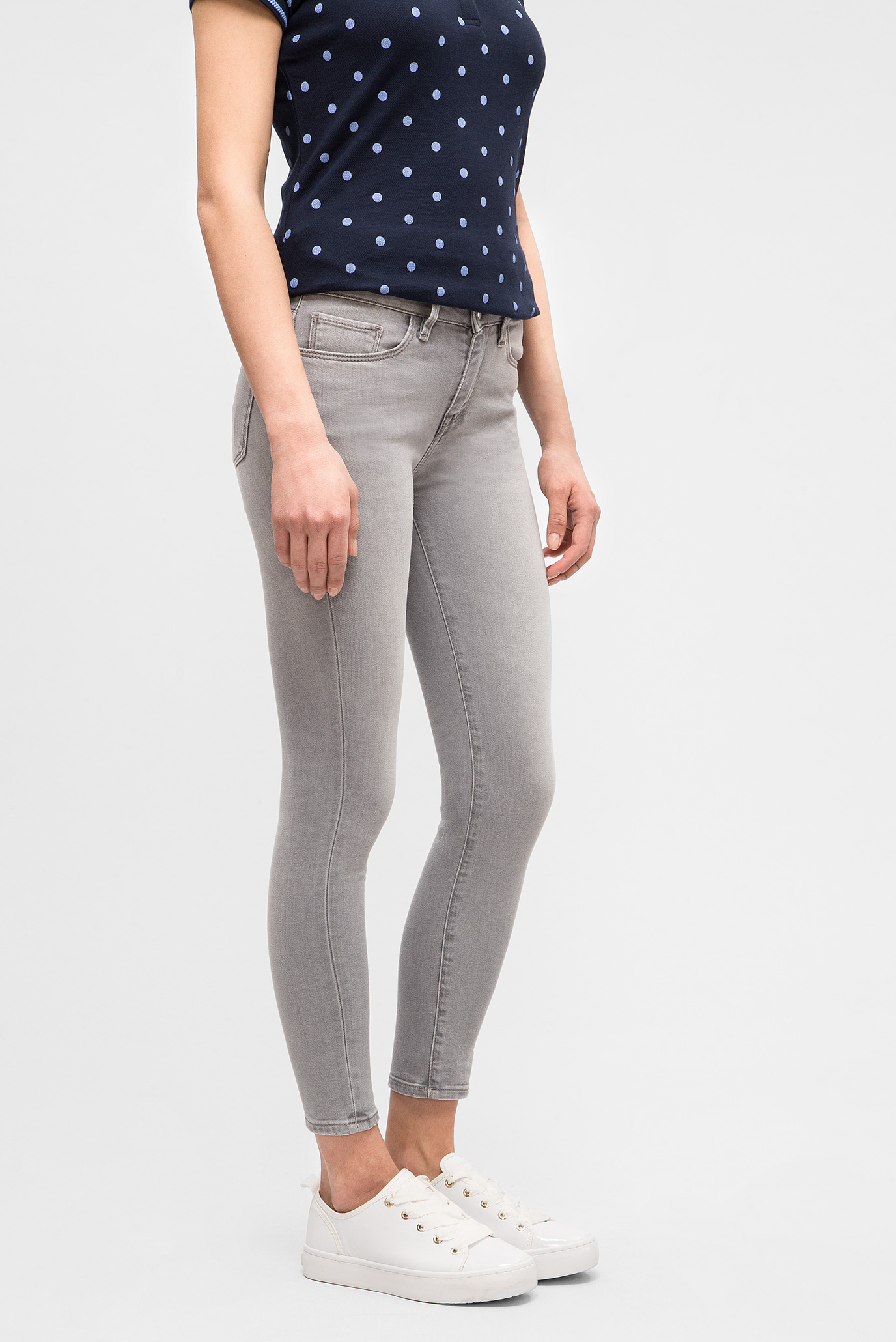 Женские серые джинсы COMO 7