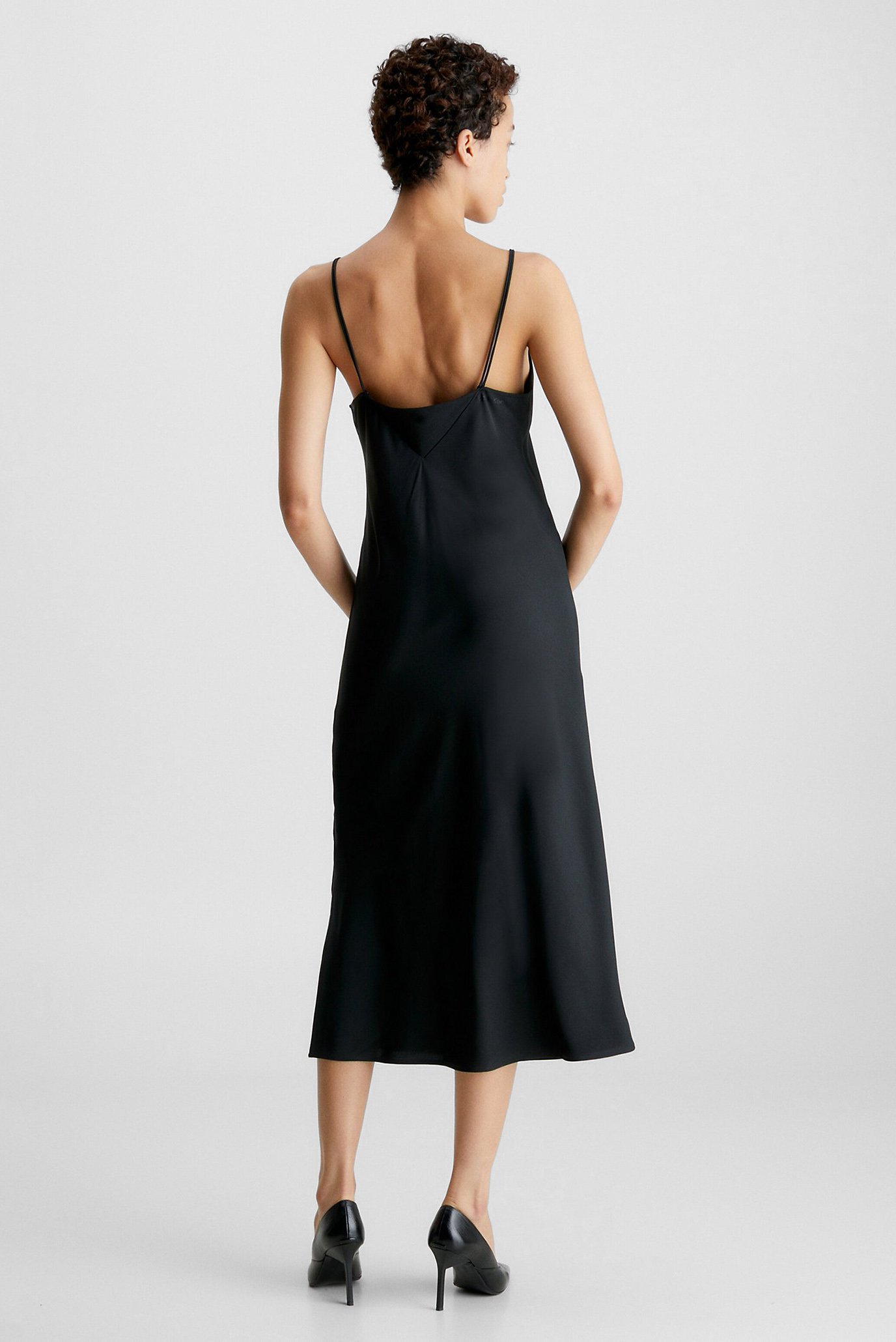 Женское черное платье RECYCLED CDCCalvin Klein Женское черное платье RECYCLED CDC 2