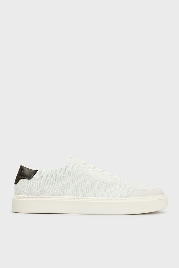 Мужские белые сникеры LOW TOP LACE UP KNIT