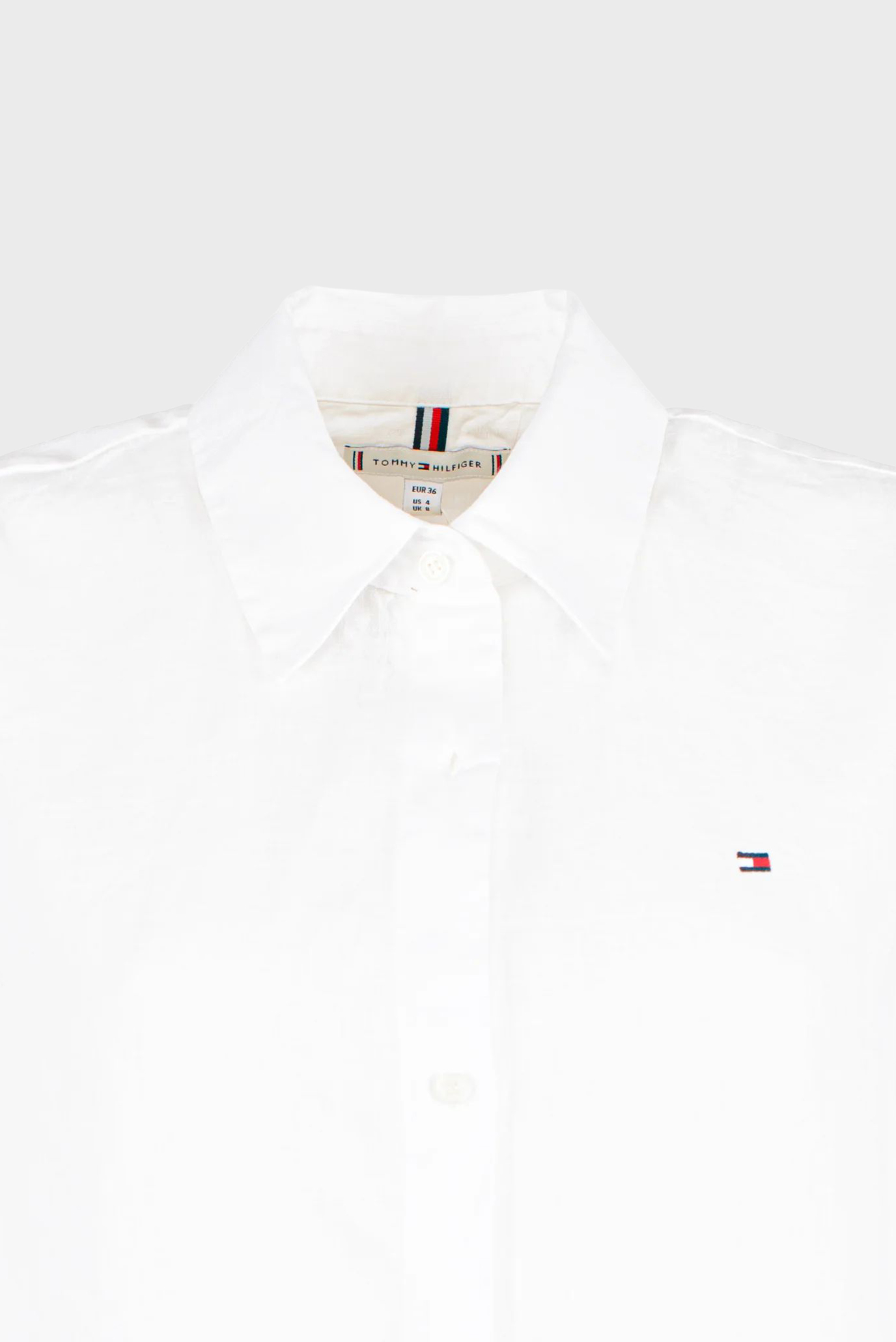 Женская белая льняная рубашка ESS 5