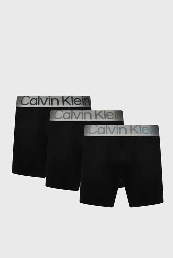 Мужские черные боксеры (3 шт) BOXER BRIEF Calvin Klein