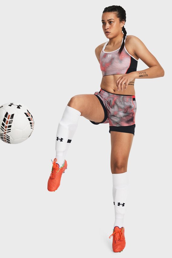 Женский спортивный топ UA HG Armour High Print