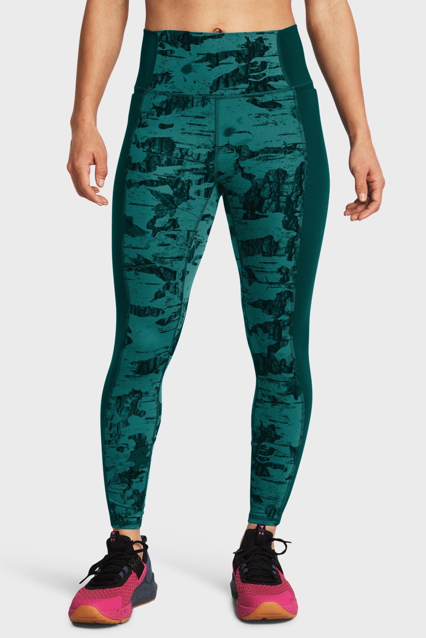 Женские зеленые тайтсы с узором Pjt Rck LG Ankl Pt Lg 6