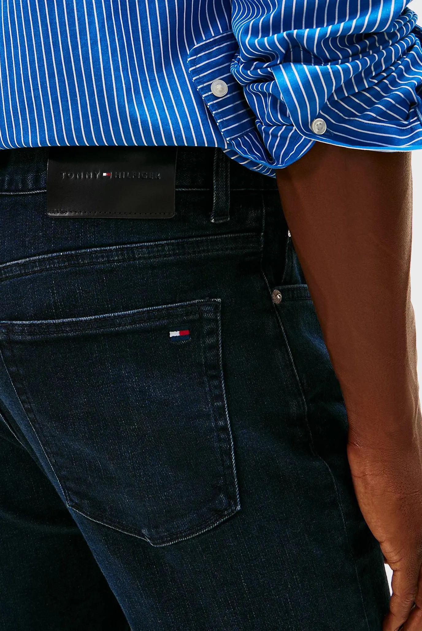 Джинсы SLIM BLEECKER CALDER BLUE BLACK 4