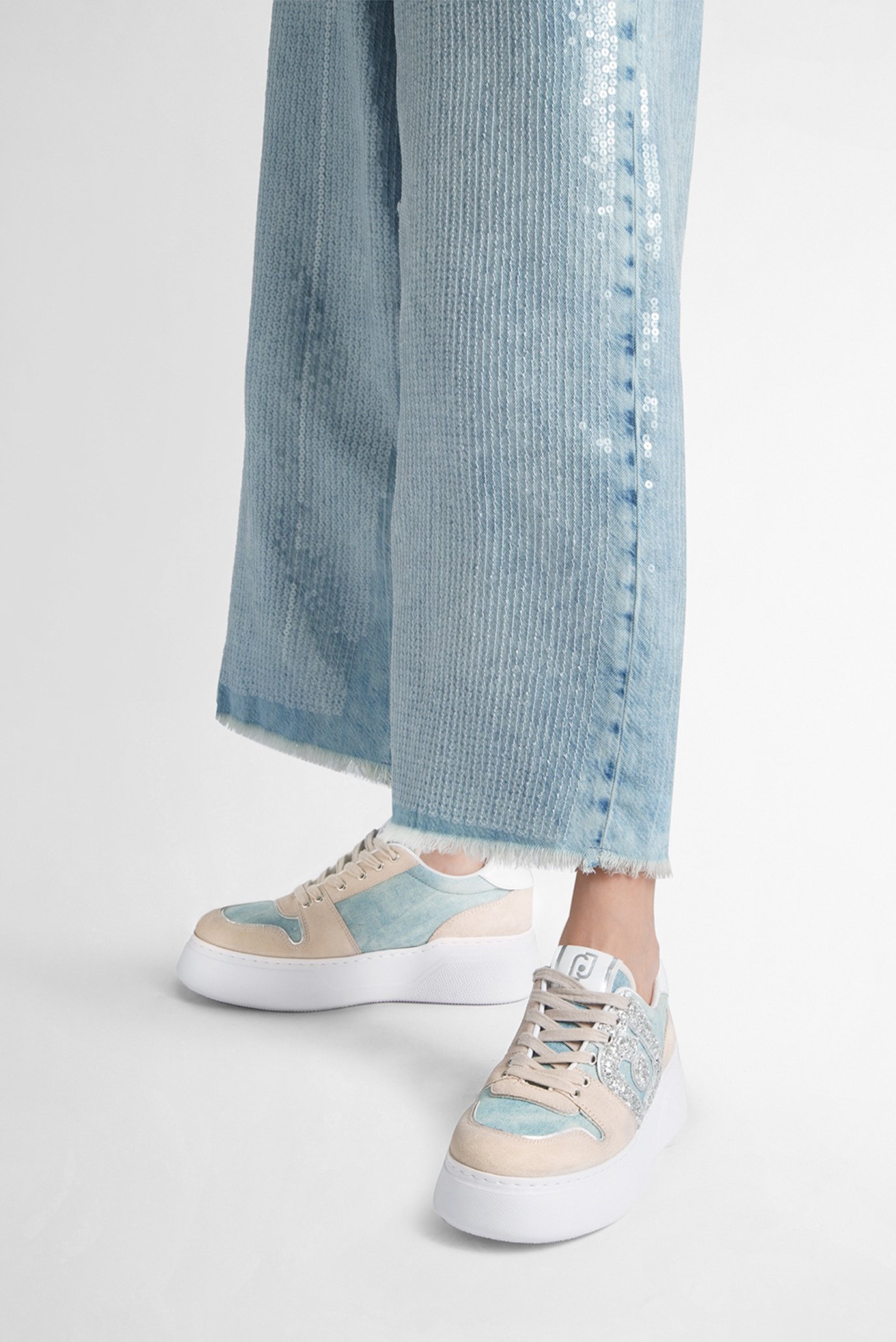 Кеды TAMI 13 - SNEAKER DENIM COW SUEDE GLIT SAVANA DENIM 6