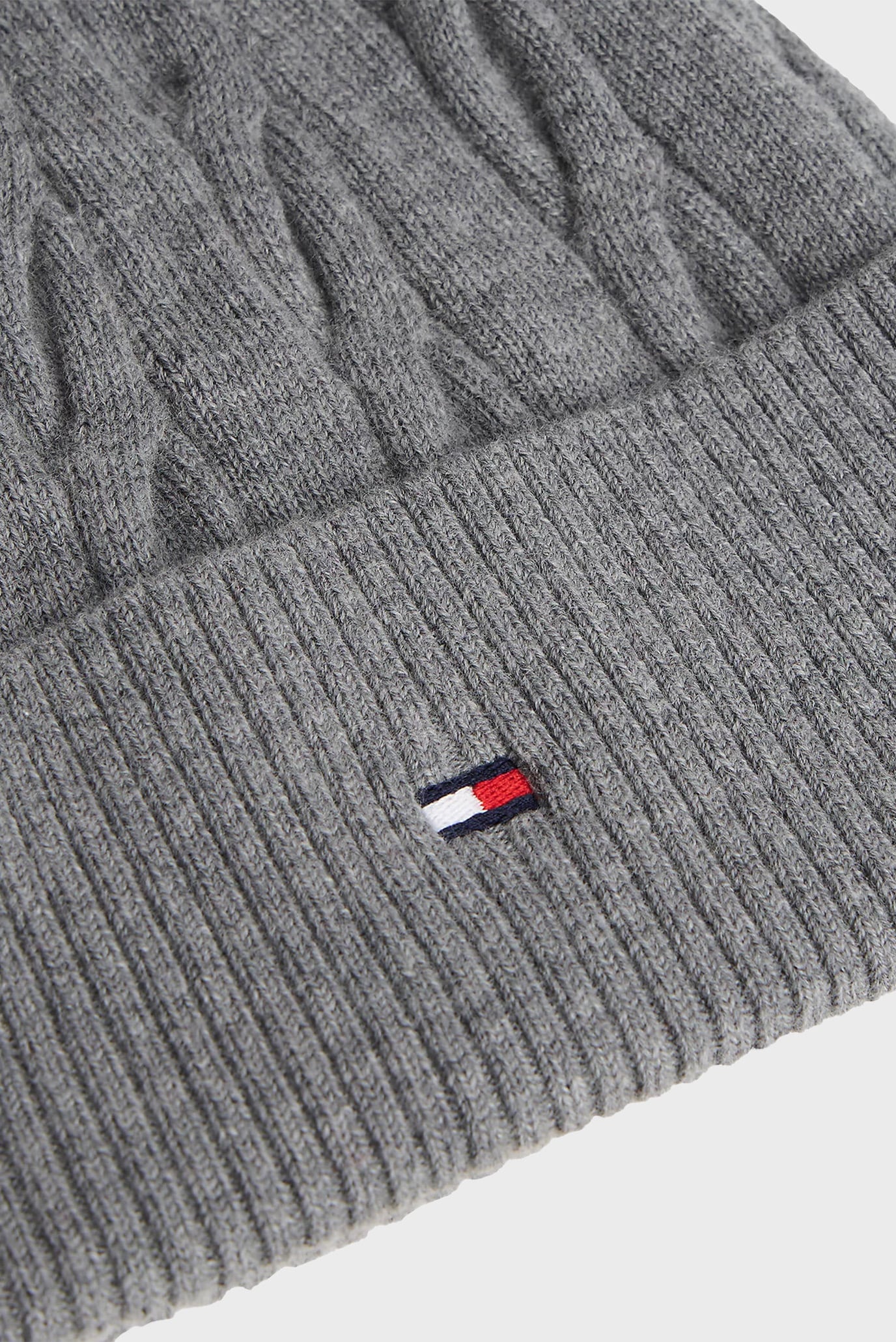 Шапка TH FLAG CABLE KNIT BEANIE 4