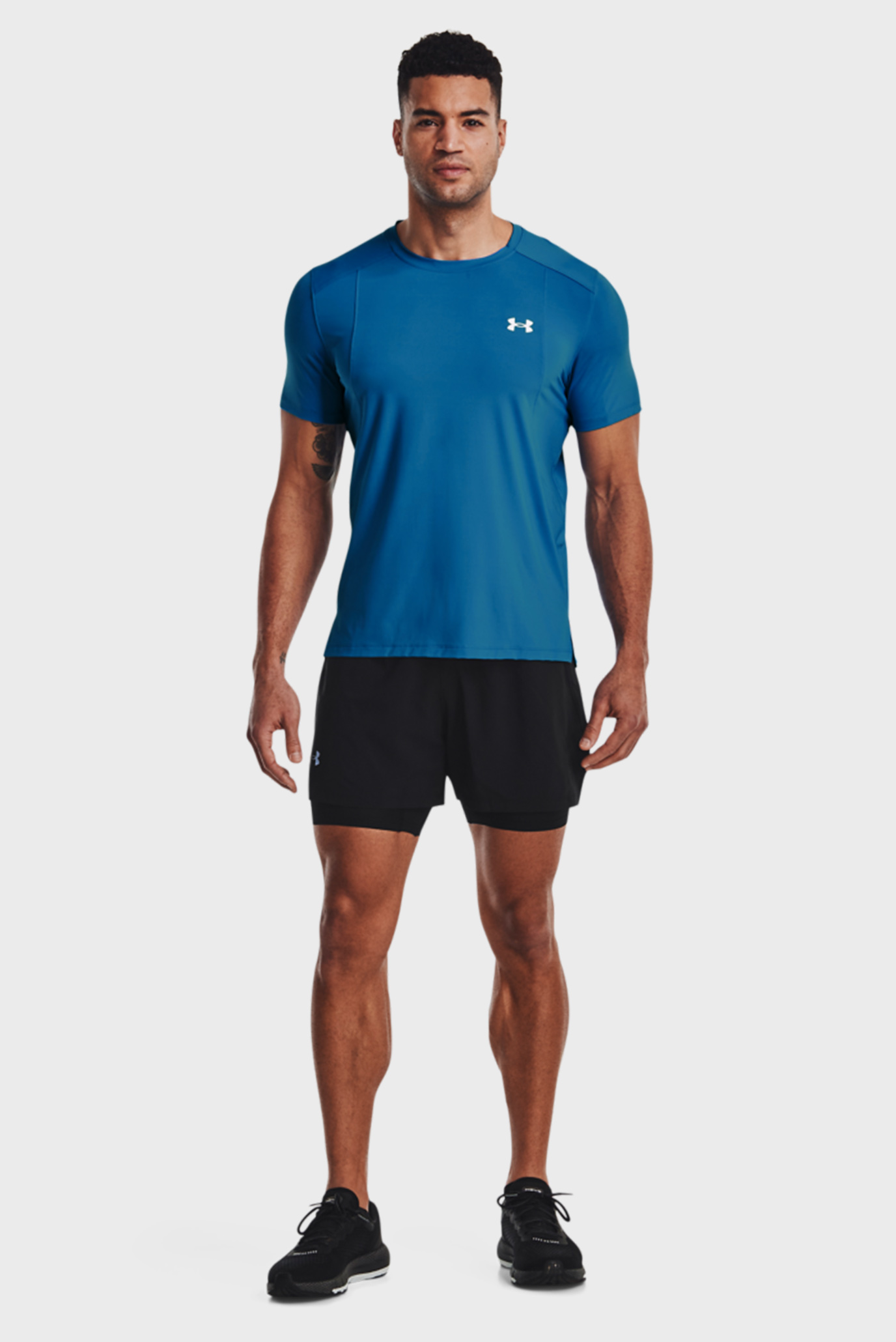 Мужская синяя футболка UA Iso-Chill® Laser Tee 11