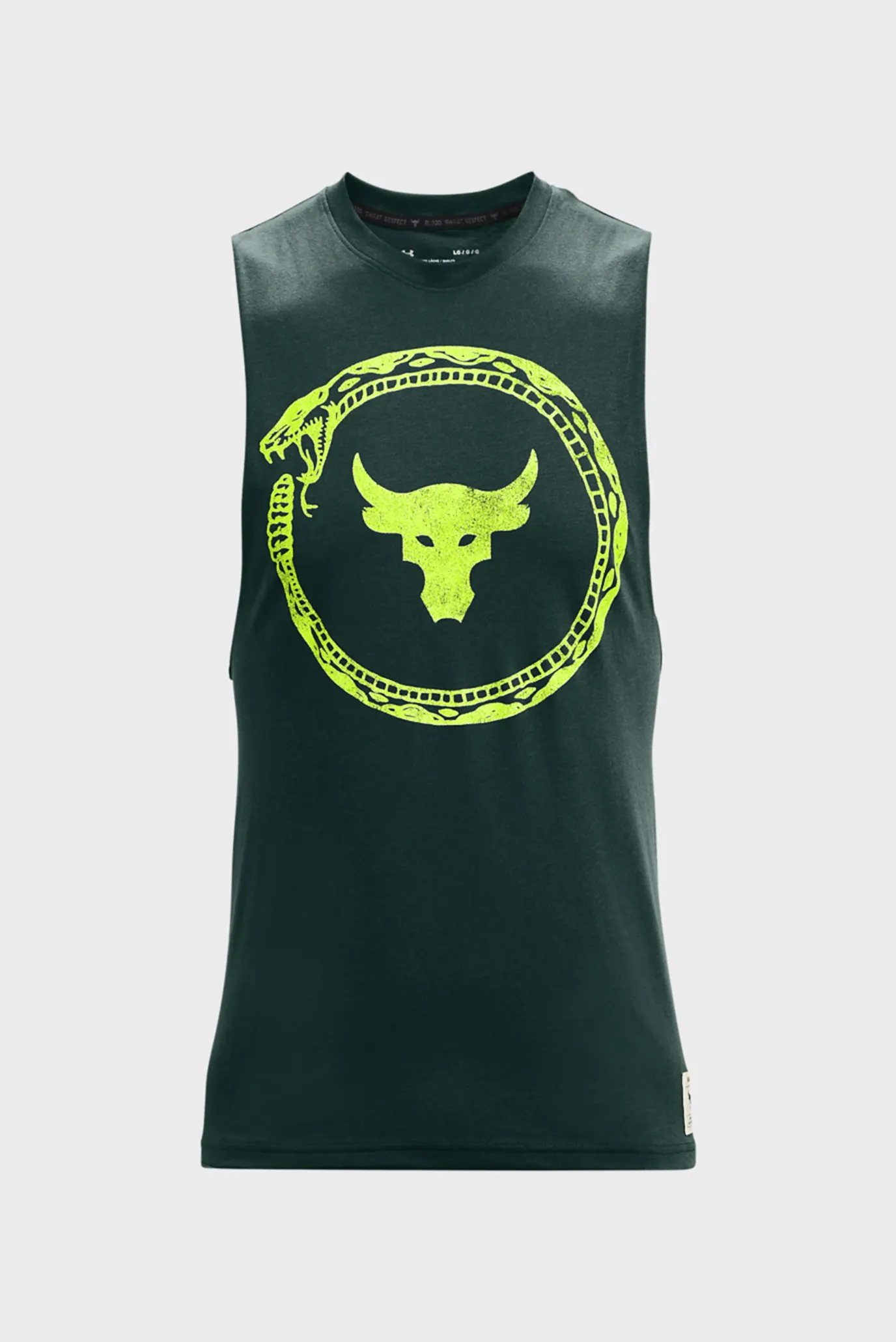 Мужская зеленая майка UA Pjt Rock Same Game Tank-GRN 13