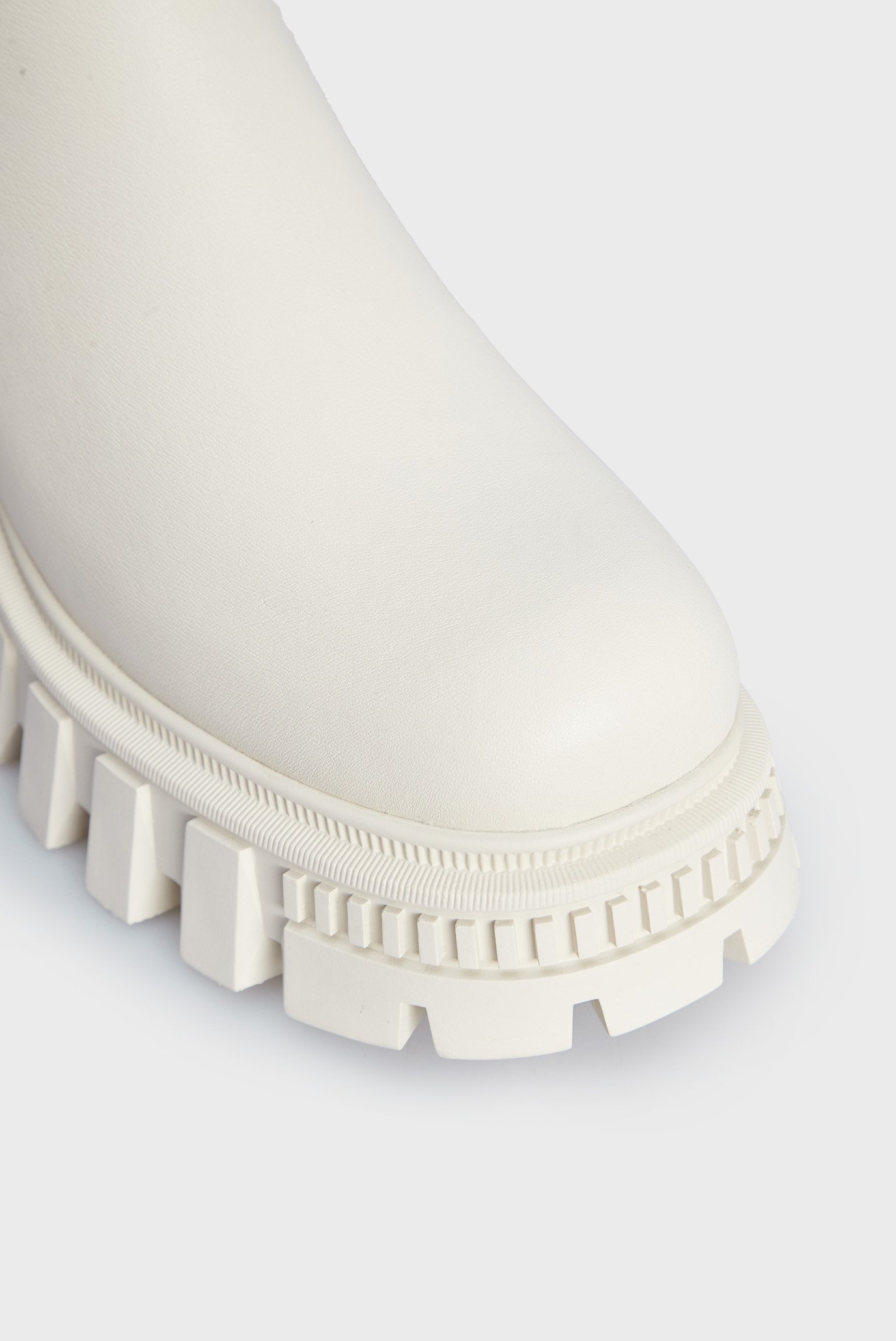 Женские белые кожаные челси Aisha 9