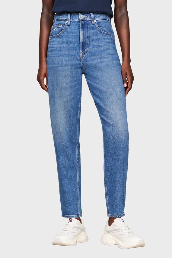 Женские синие джинсы MOM JEAN UH TPR