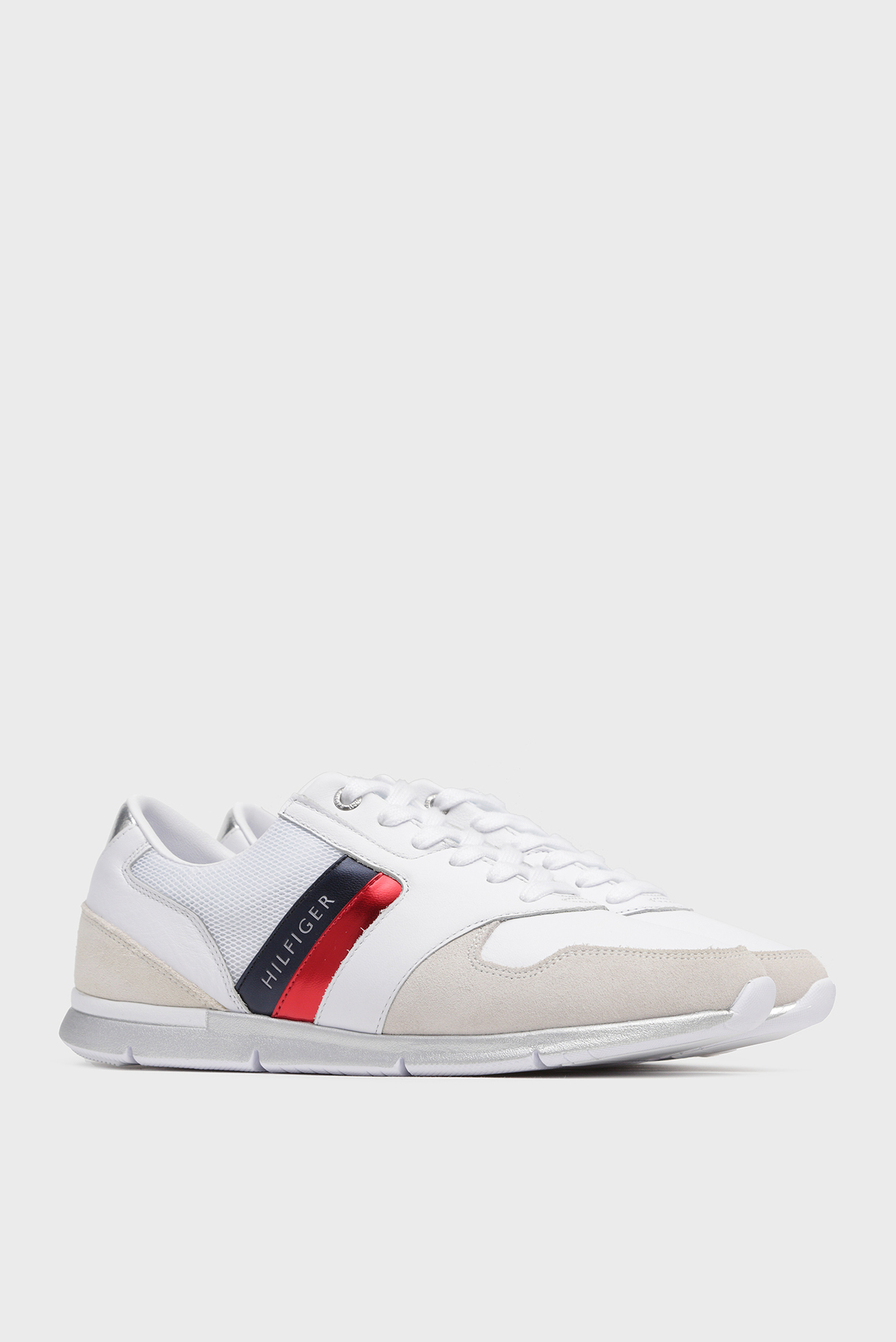 Женские белые кожаные кроссовки LIGHT Tommy Hilfiger Женские белые кожаные кроссовки LIGHT 2