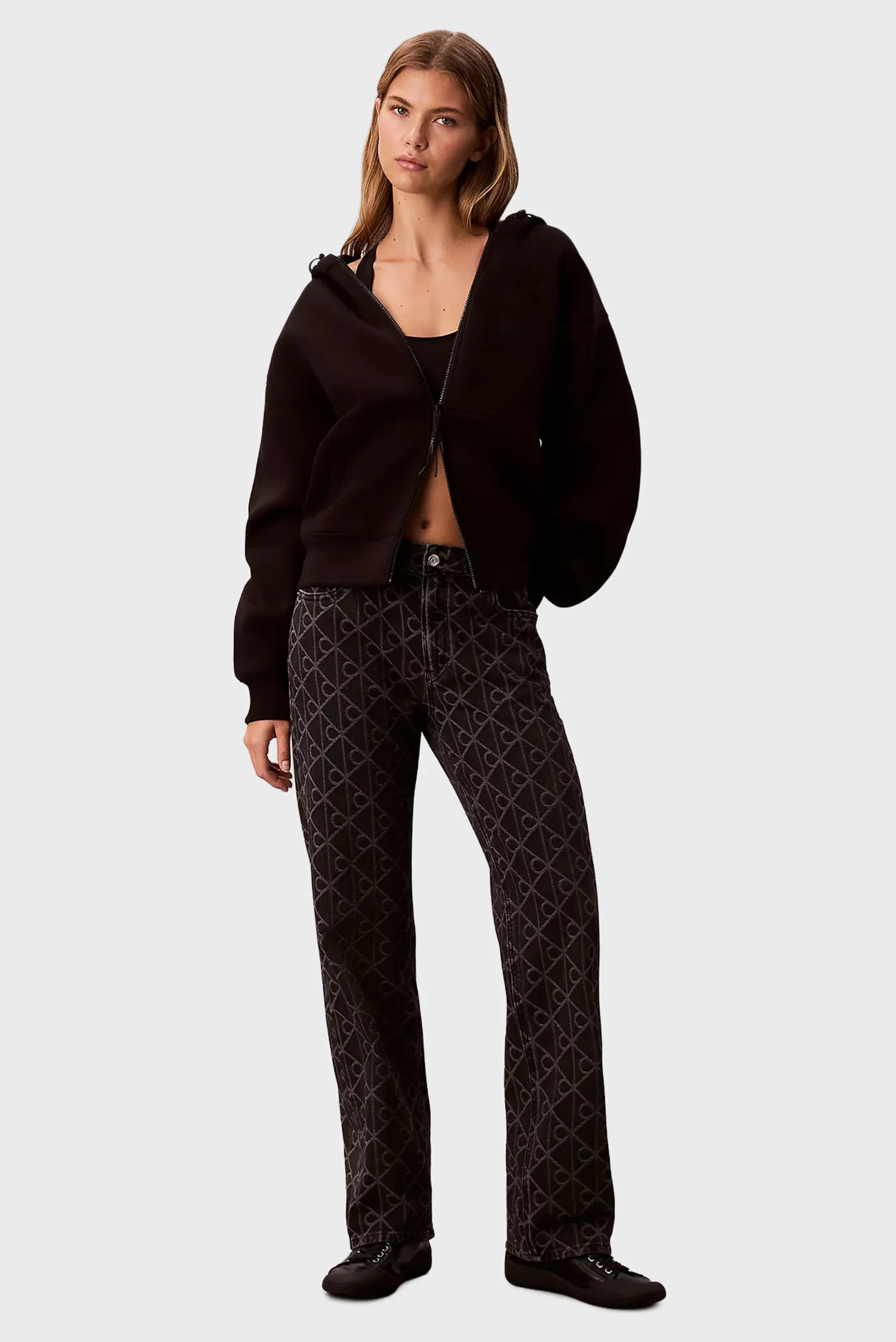 Джинсы SIGNATURE 90s STRAIGHT BLACK EMB 2