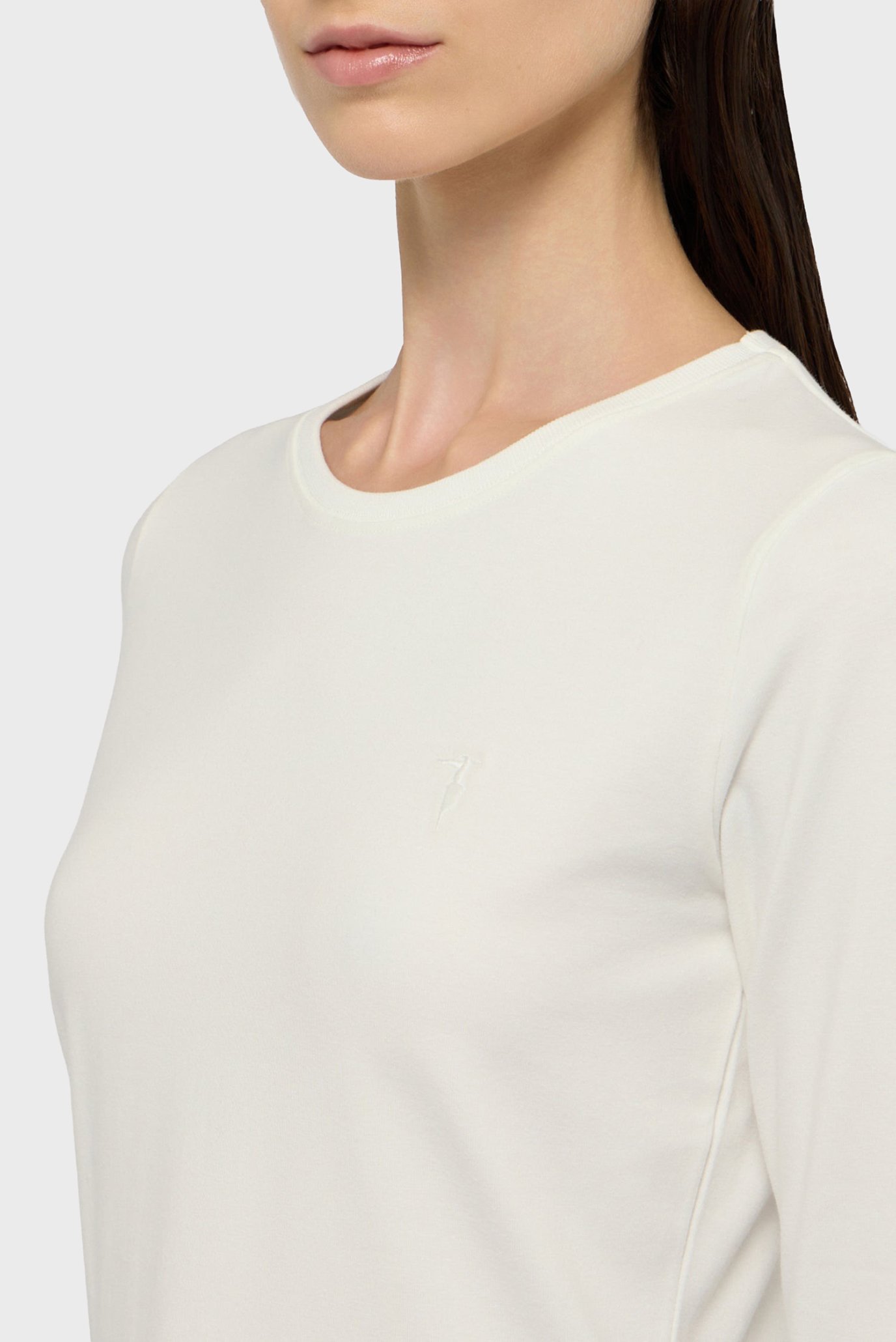 Лонгслив WTL01J01 SLIM FIT LONG SLEEVES T-SHIRT - ESSENTIAL LEVRIERO EMBROIDER 3