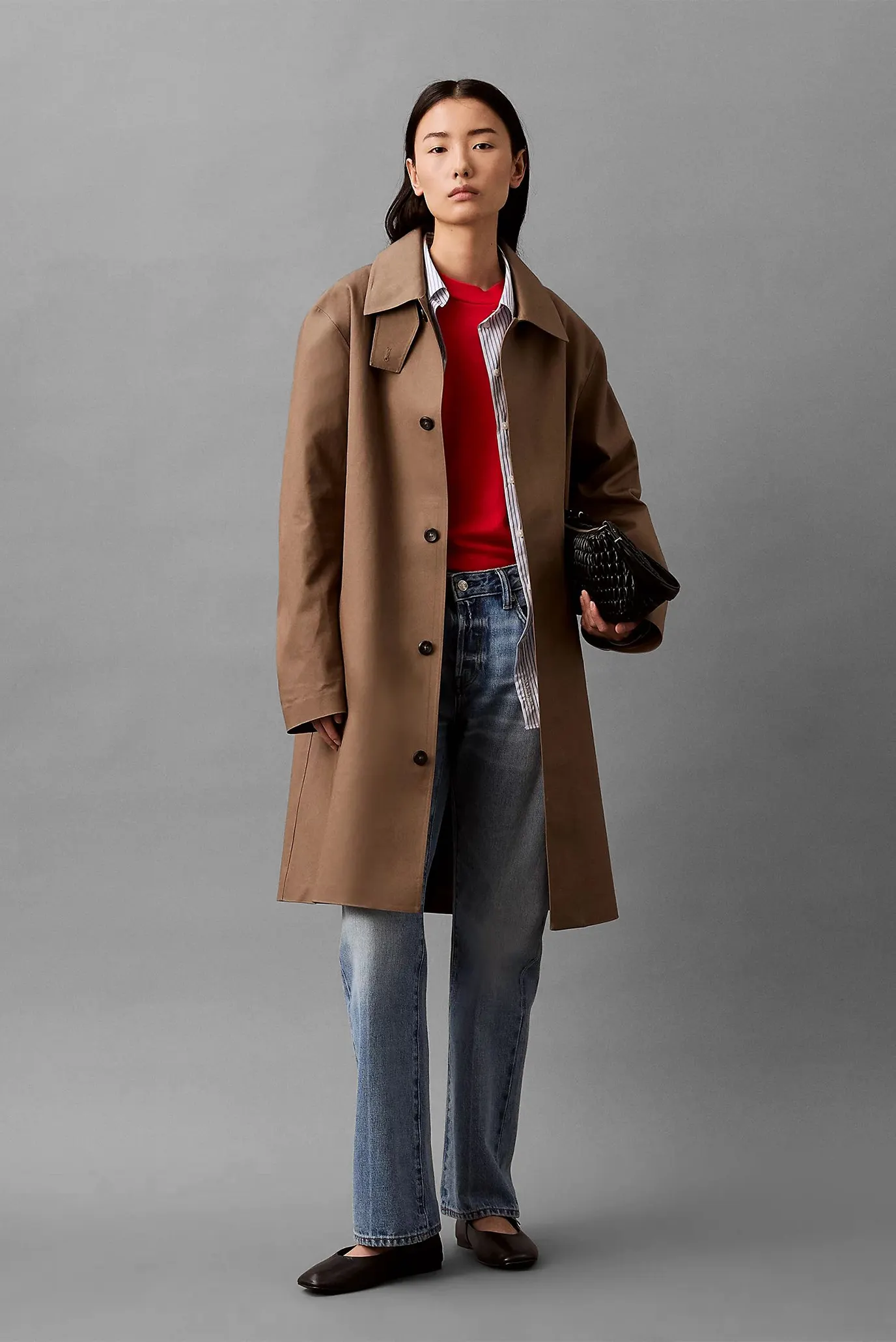 Футболка SS Silk Touch Fine Knit Mock Nk 5