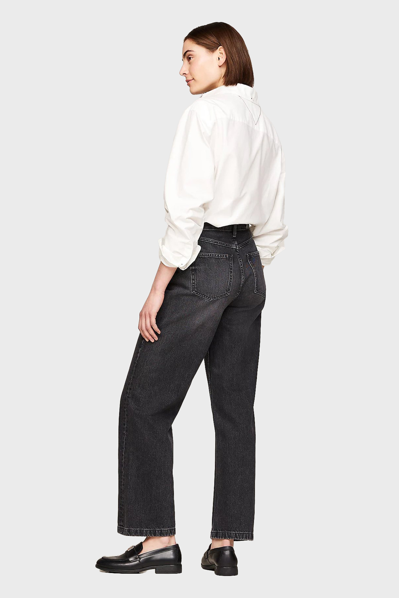 Женские черные джинсы RELAXED STRAIGHT HW CAL 3