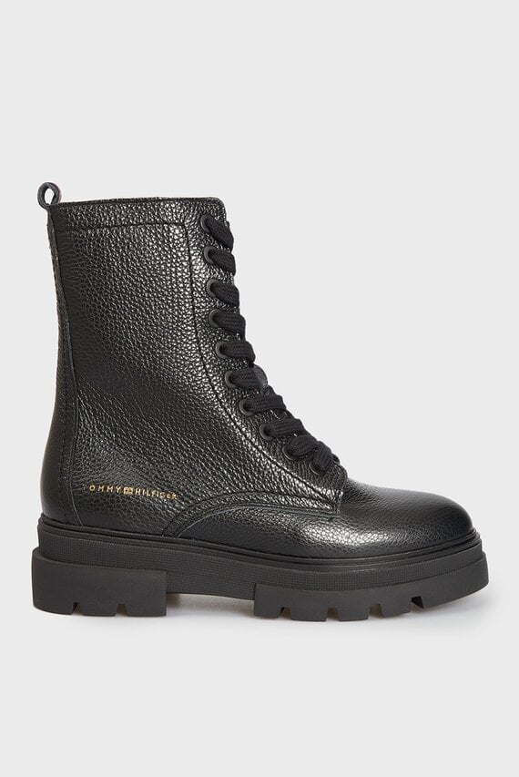 Ботинки MONOCHROMATIC LACE UP BOOT Tommy Hilfiger Ботинки MONOCHROMATIC LACE UP BOOT Tommy Hilfiger