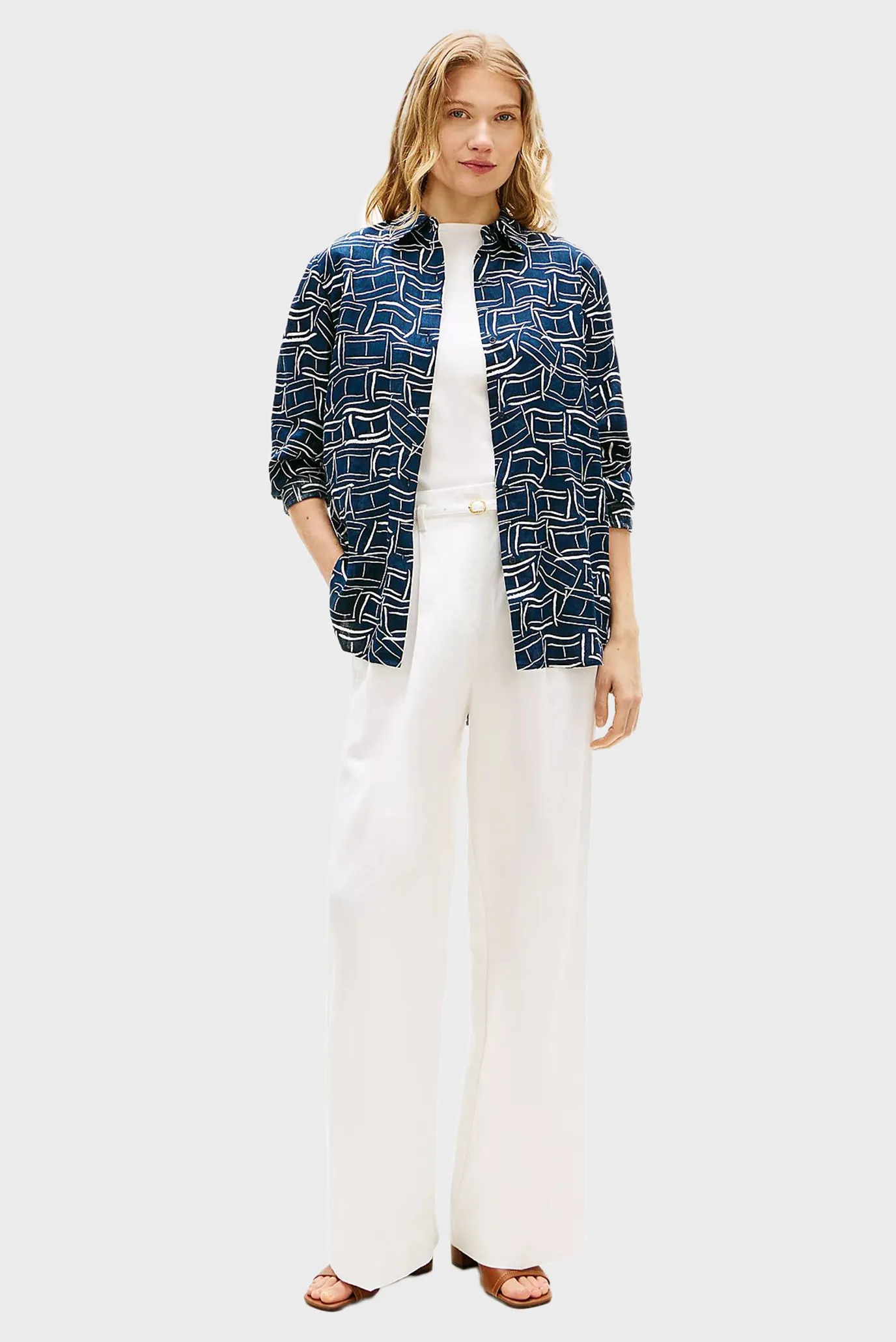 Рубашка ESS LINEN RELAXED SHIRT 2