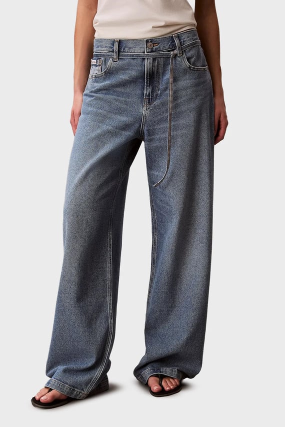 Джинсы LOW RISE BAGGY OVERNIGHT BLUE Calvin Klein Jeans