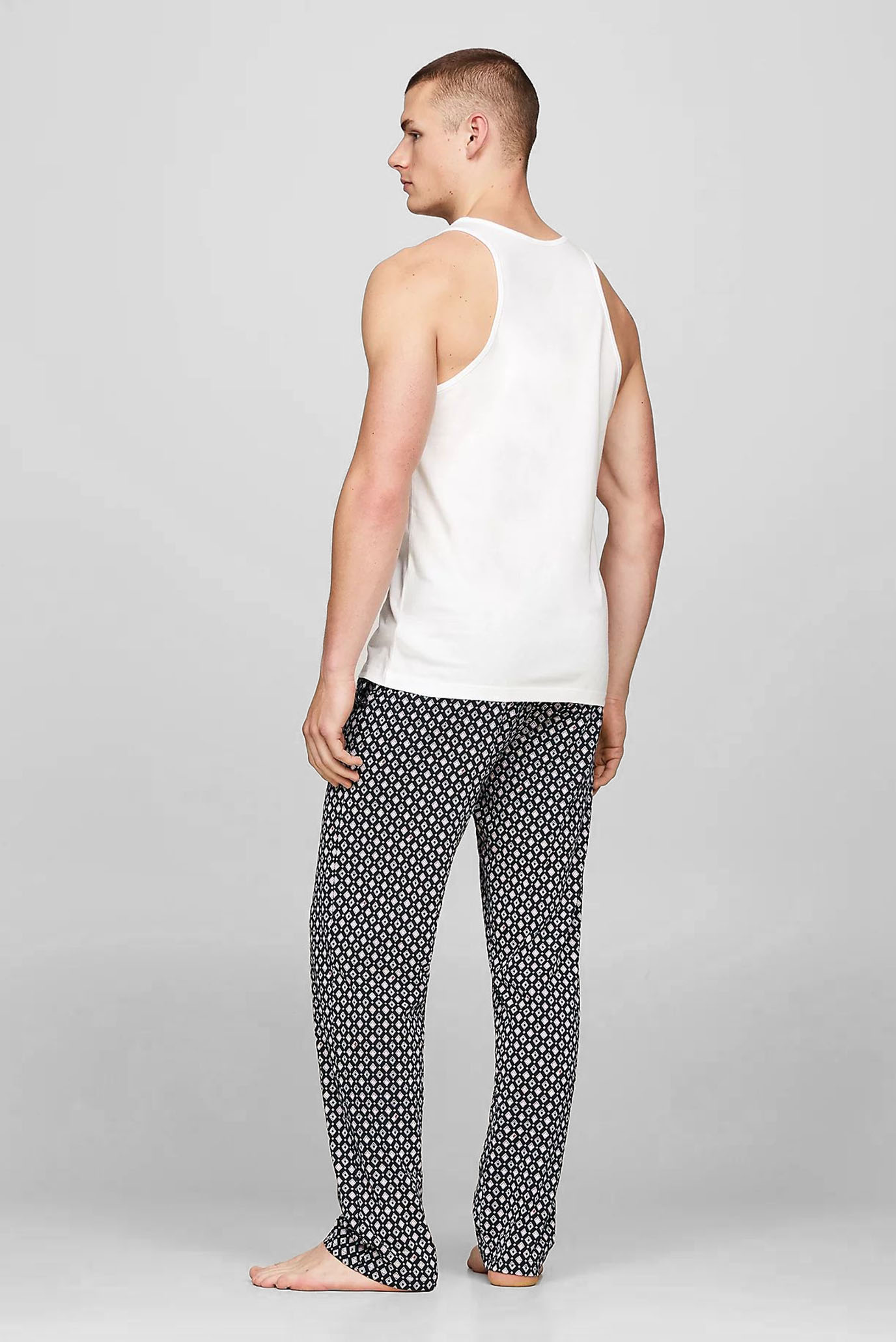 Мужская белая майка (3 шт) 4