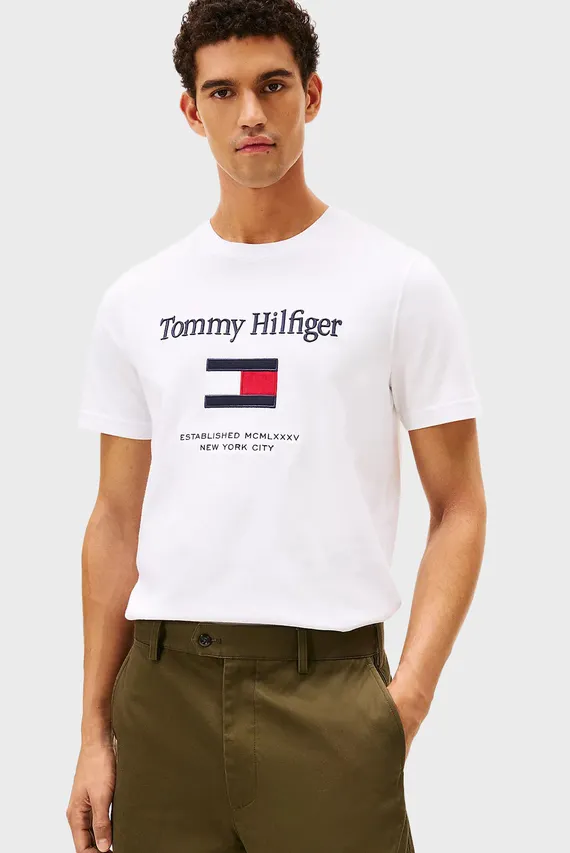 Футболка TOMMY EMBRO FLAG TEE Tommy Hilfiger