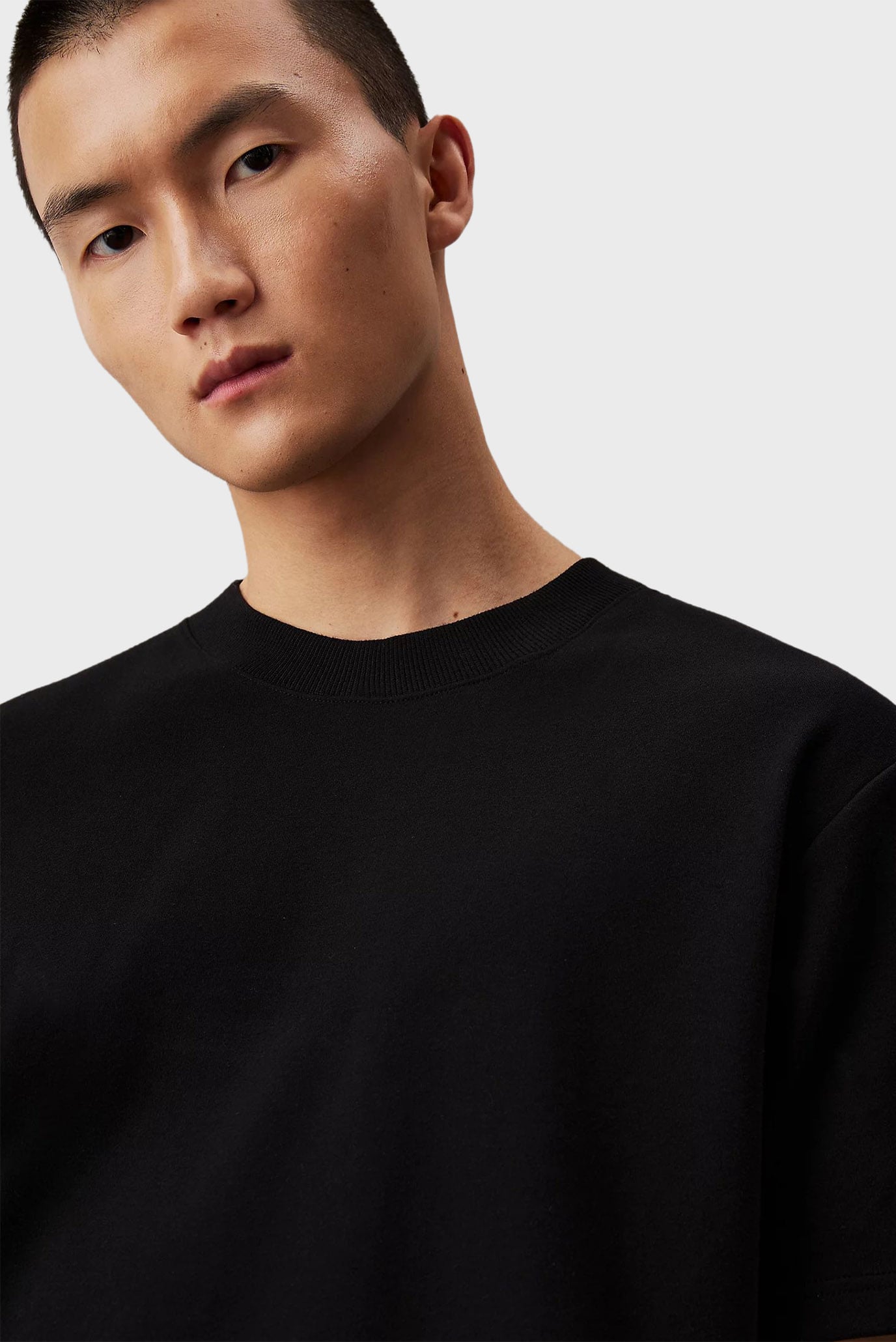 Мужская черная футболка INTERLOCK TEE 4