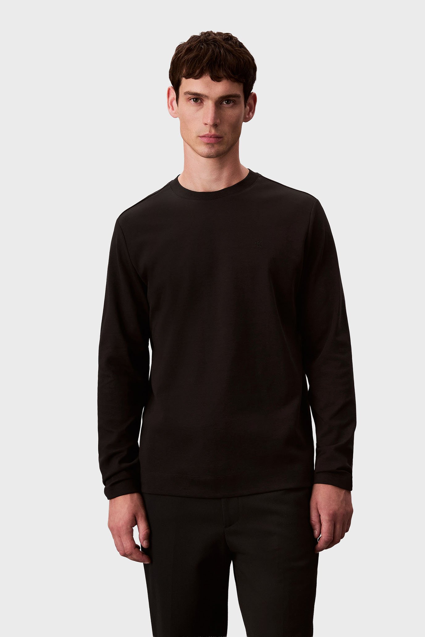 Лонгслив LS LUXE INTERLOCK COTTON CREWNK 1