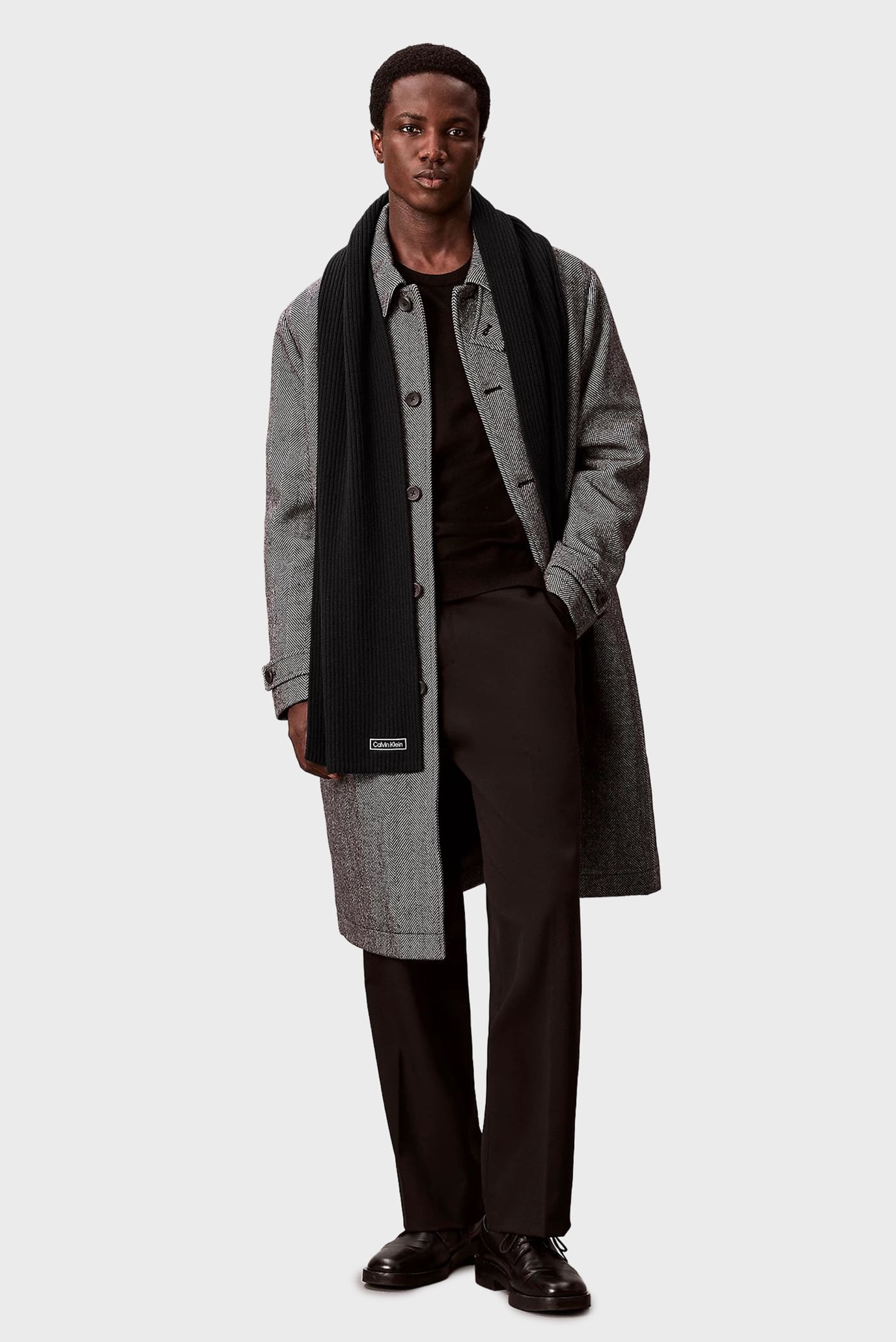 Шарф PATCH CHUNKY RIB COTTON SCARF 2