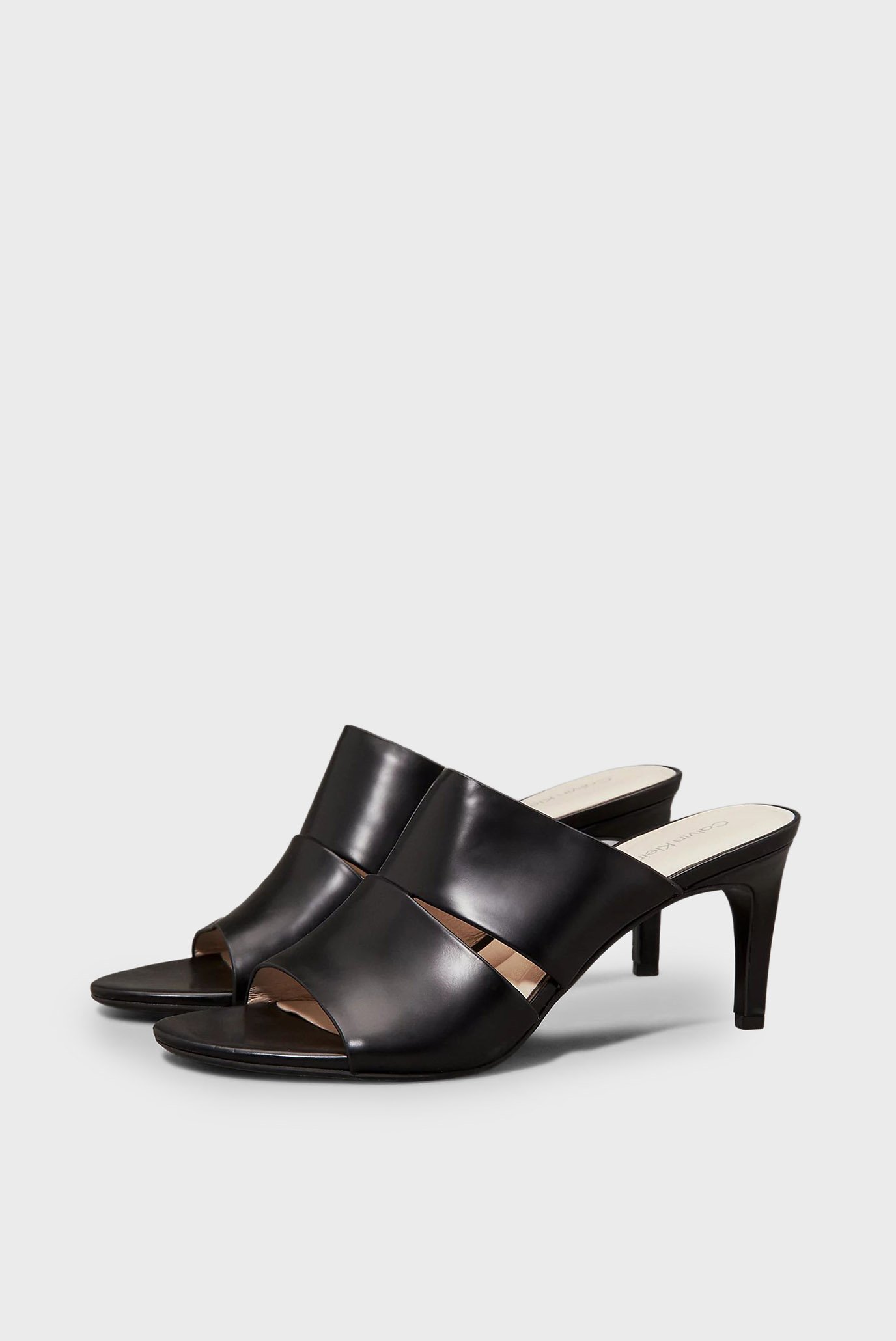 Босоножки HEEL MULE 70 - LTH 2 STRAPS 3