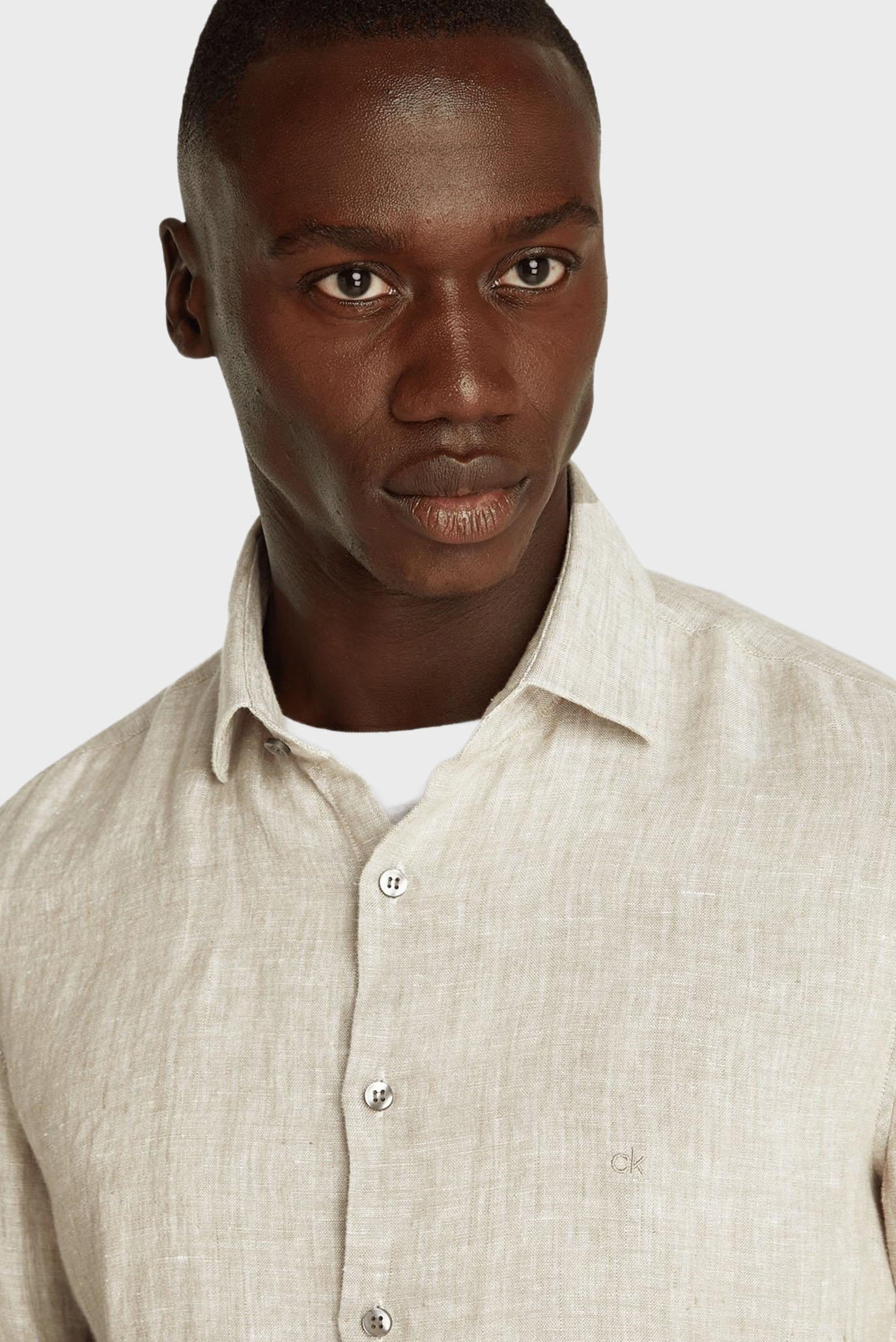 Рубашка LINEN SOLID SLIM SHIRT 2