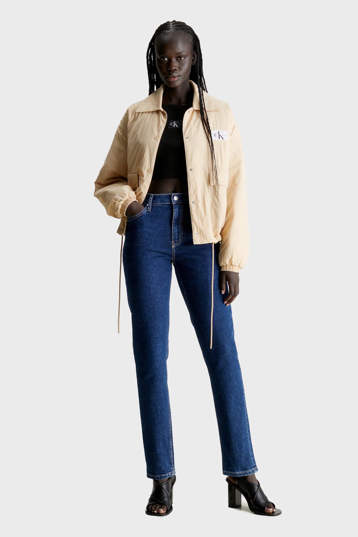 Женские синие джинсы MOM JEAN 2