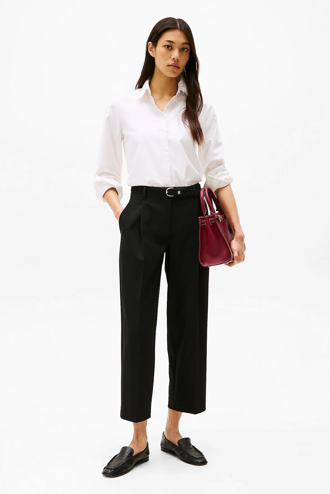 Штаны LW BI-STRETCH TAPERED PANTSTommy Hilfiger Штаны LW BI-STRETCH TAPERED PANTS 2