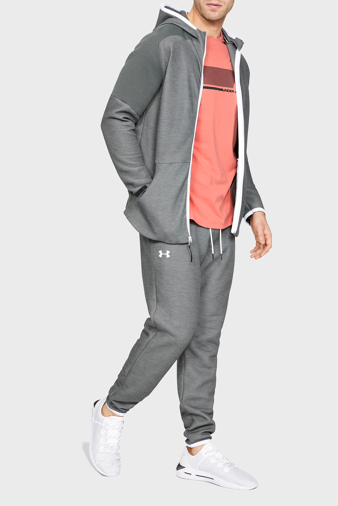 Мужские серые спортивные брюки UNSTOPPABLE MOVE LITE Under Armour Мужские серые спортивные брюки UNSTOPPABLE MOVE LITE 8