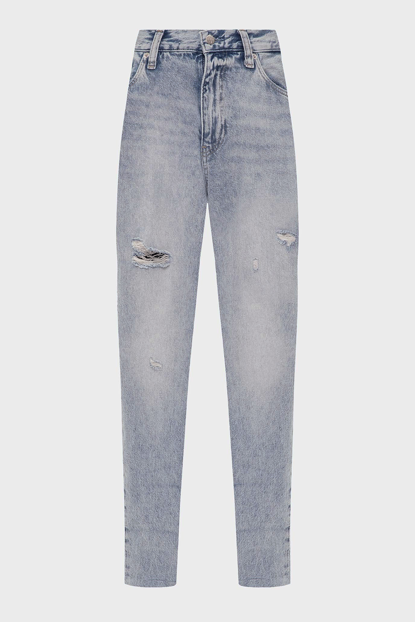 Женские голубые джинсы MOM JEAN 6