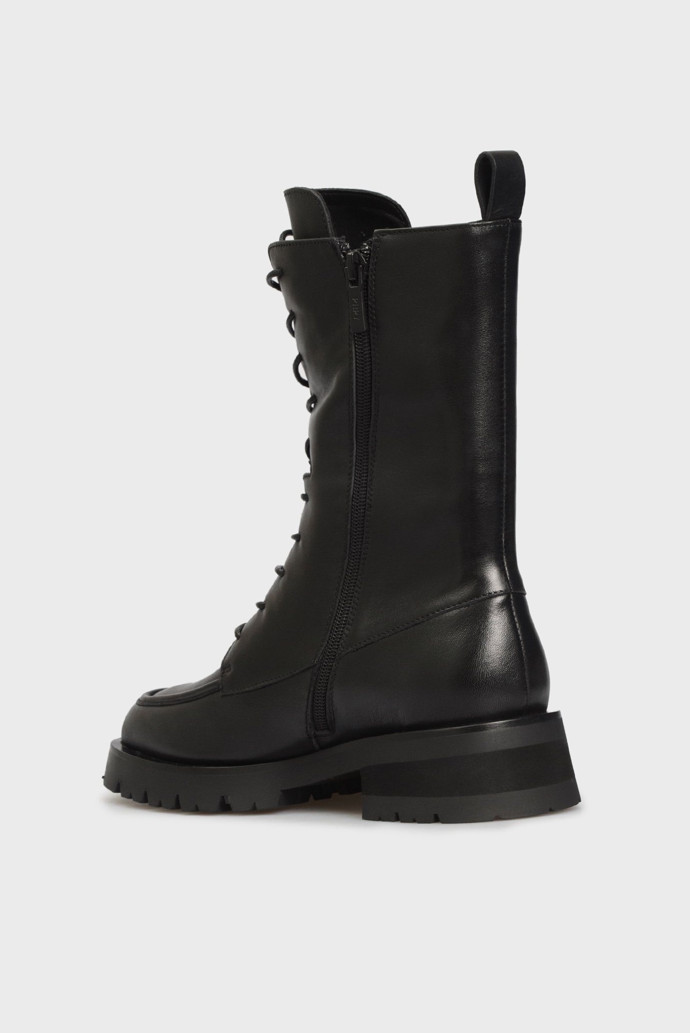 Женские черные кожаные ботинки Carysfort 10