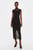 Платье SHEER VISCOSE KNIT MIDI DRESS