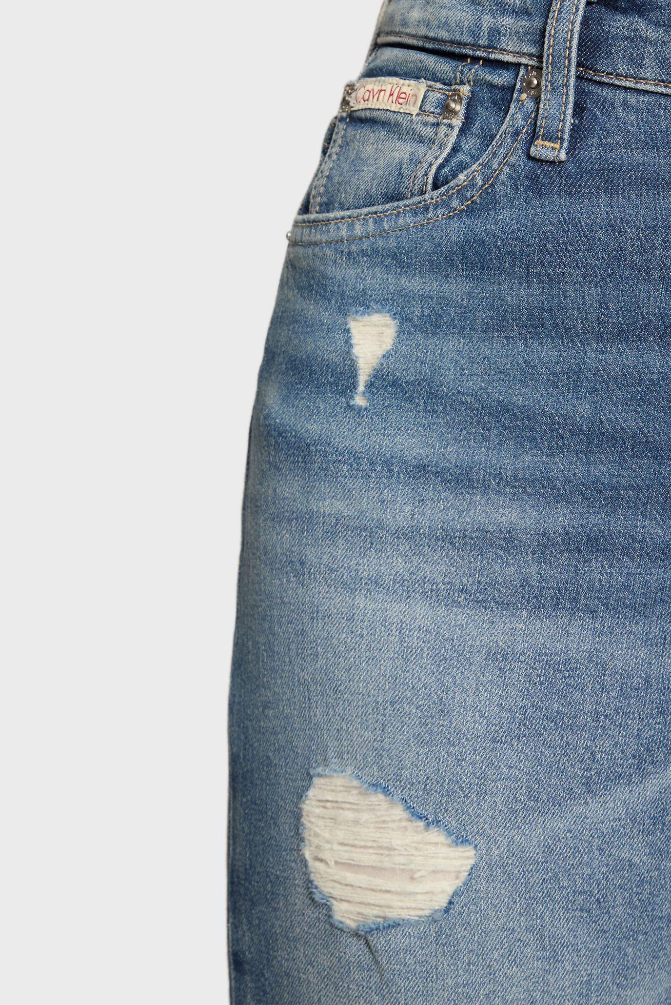 Женские синие джинсы MOM JEAN 3