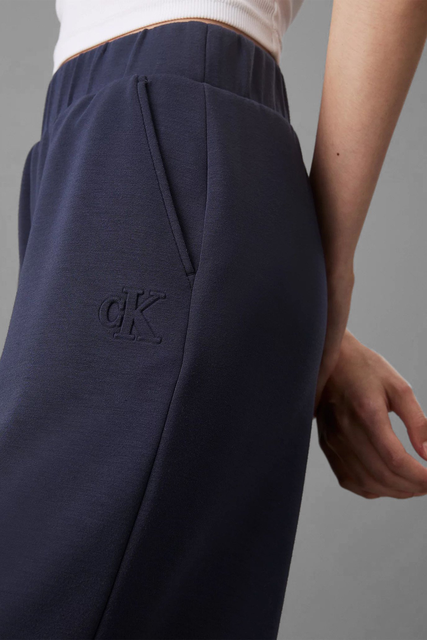 Женские синие спортивные брюки HEAVY MODAL STRAIGHT PANT 4