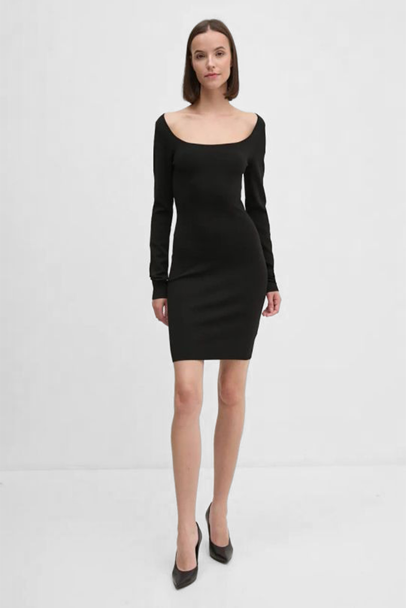 Платье SCULPTED LS SWEATER DRESS 2