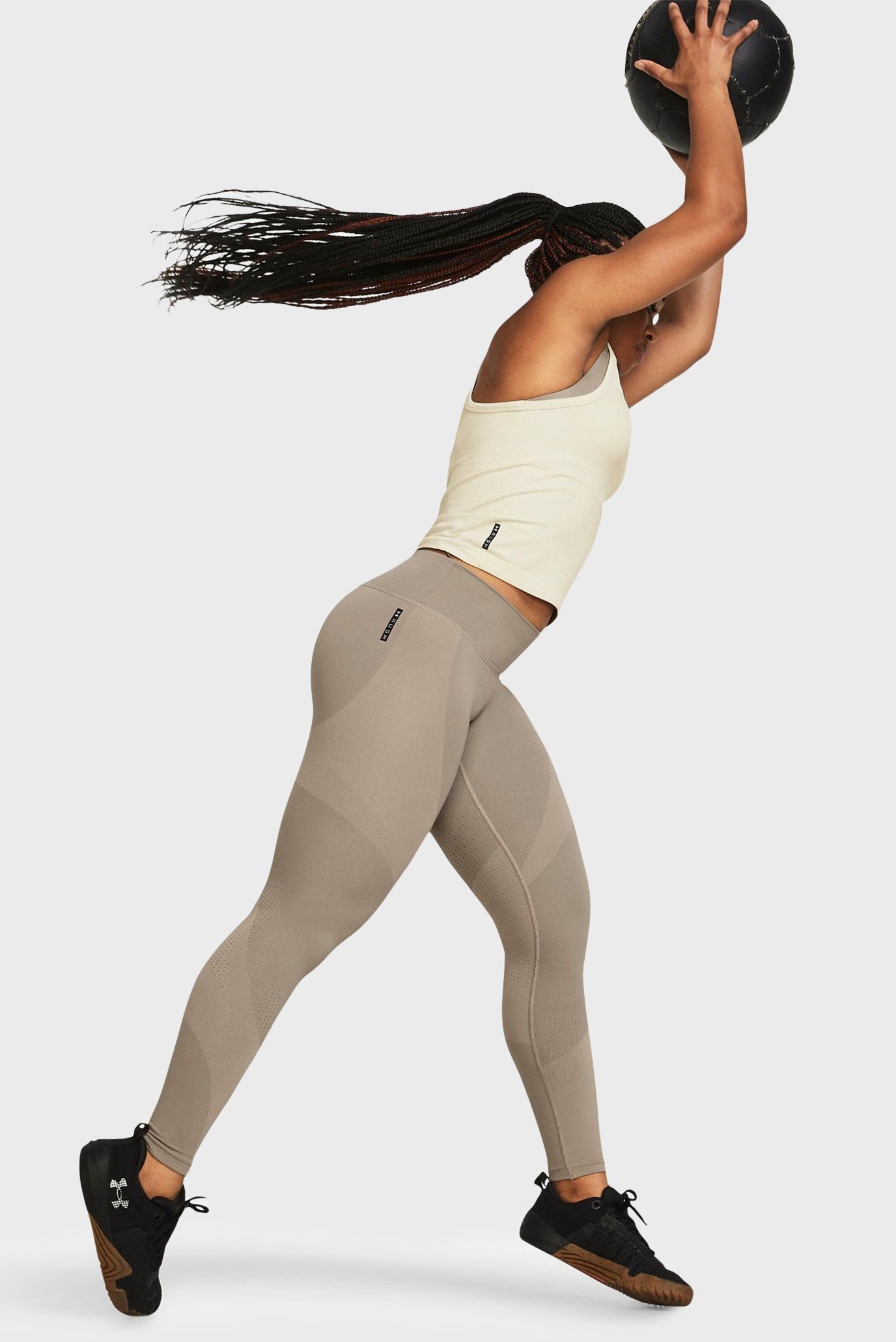 Женский бежевый топ Vanish Elite Seamless Tank 2