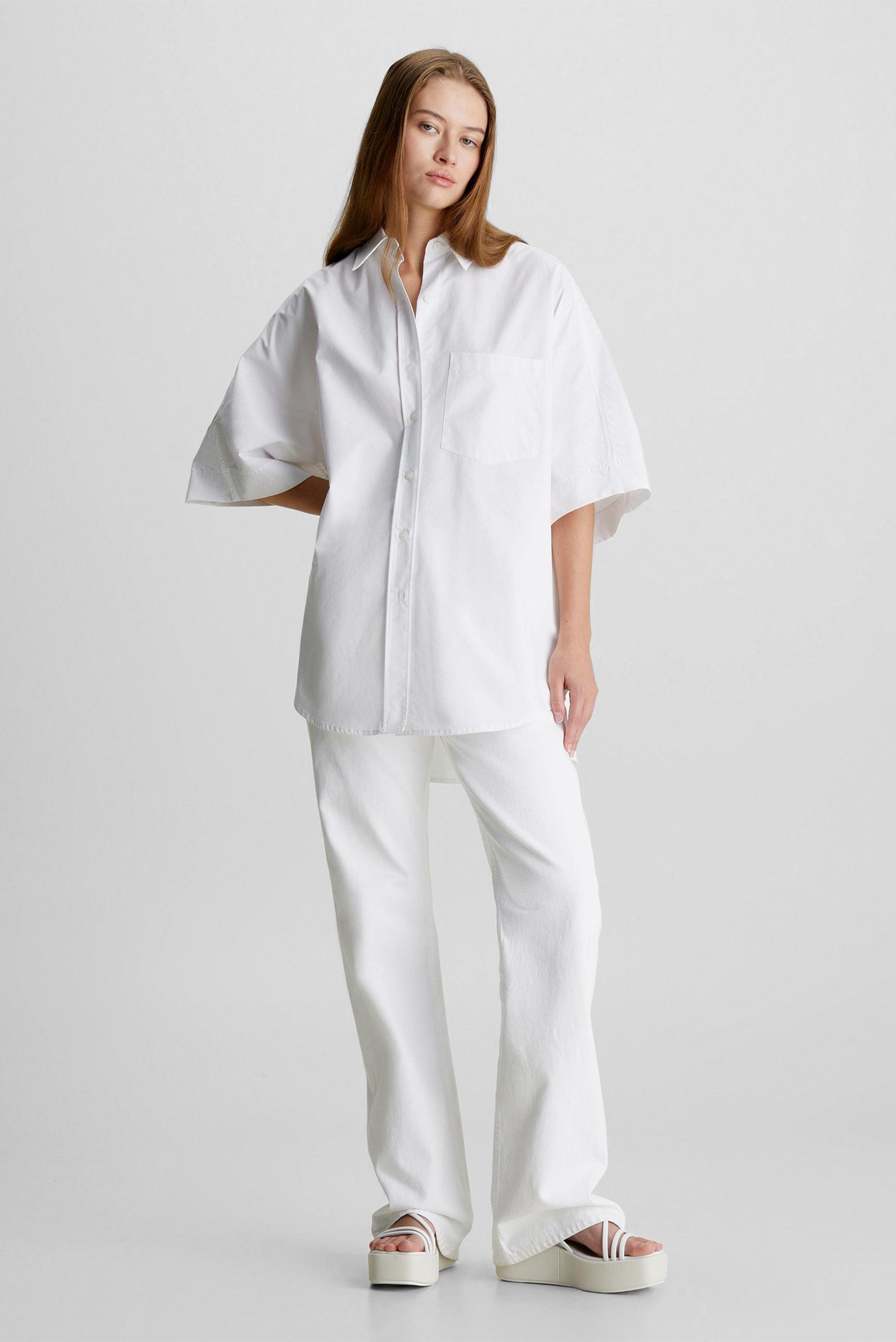 Рубашка с коротким рукавом OVERSIZE SS COTTON SHIRT 2