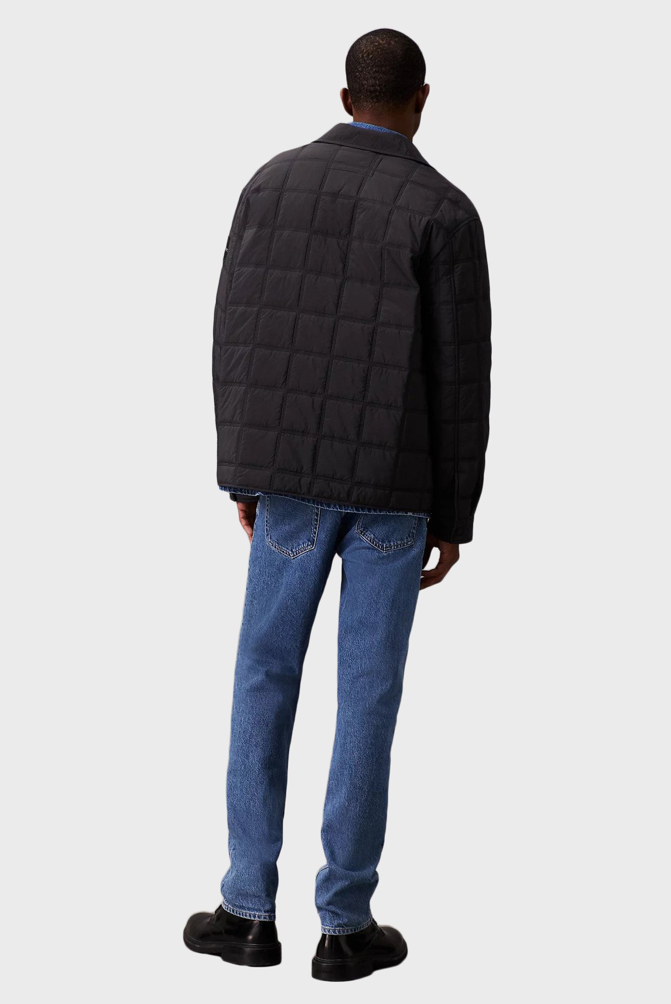 Мужская черная куртка QUILTED JACKET 3