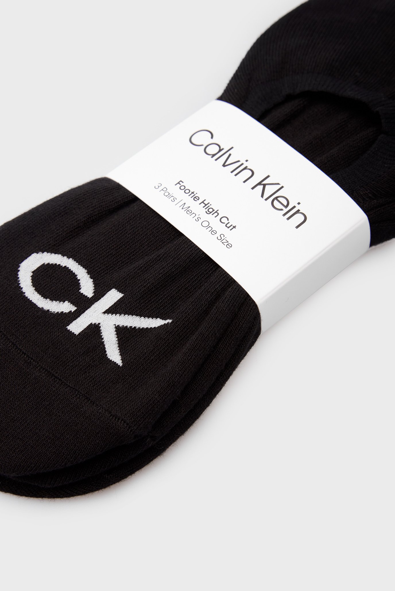 Следы CK MEN FOOTIE HIGH CUT 3P LOGO 2